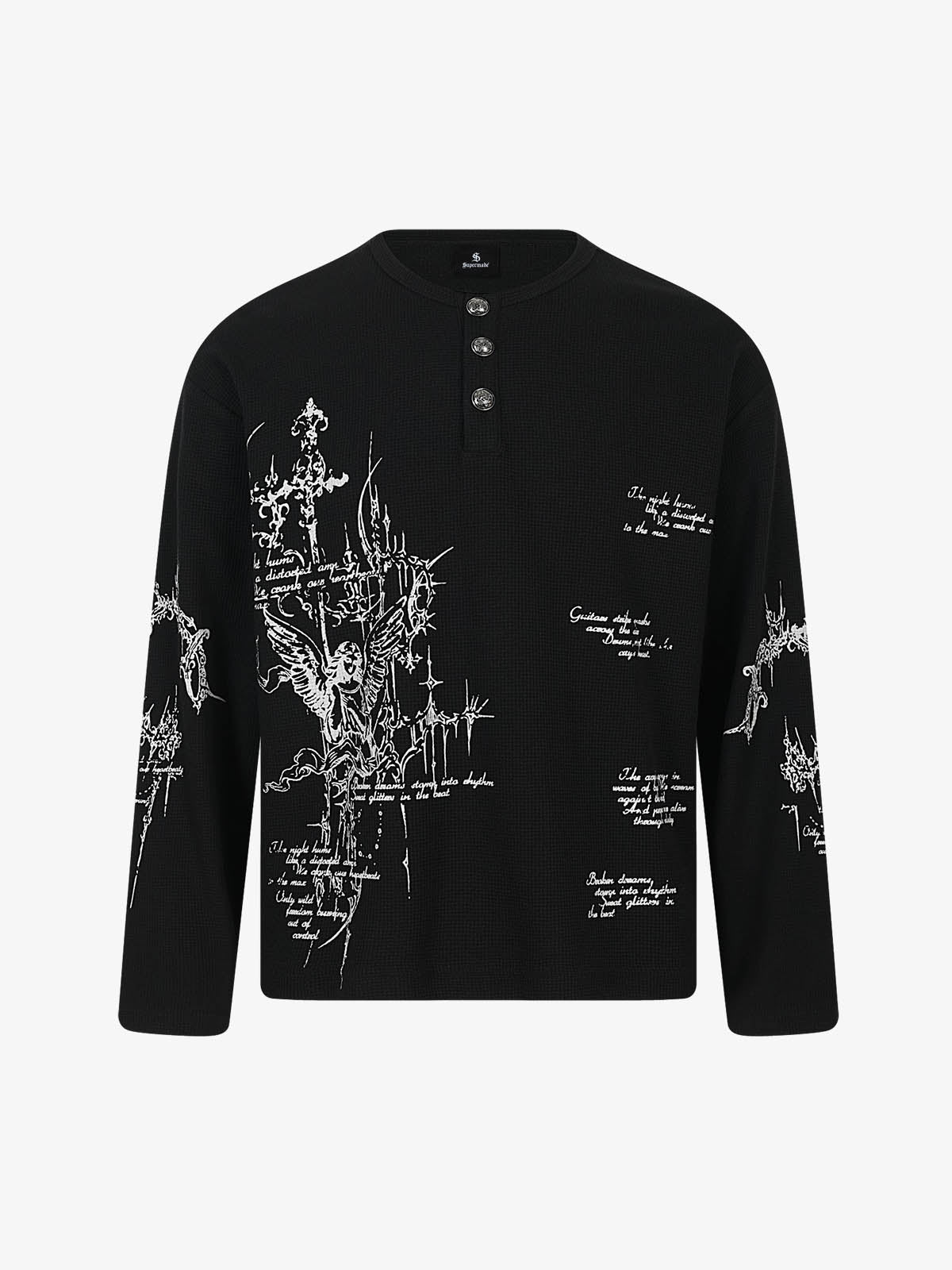 Rune Henley Waffle Long Sleeve Tee