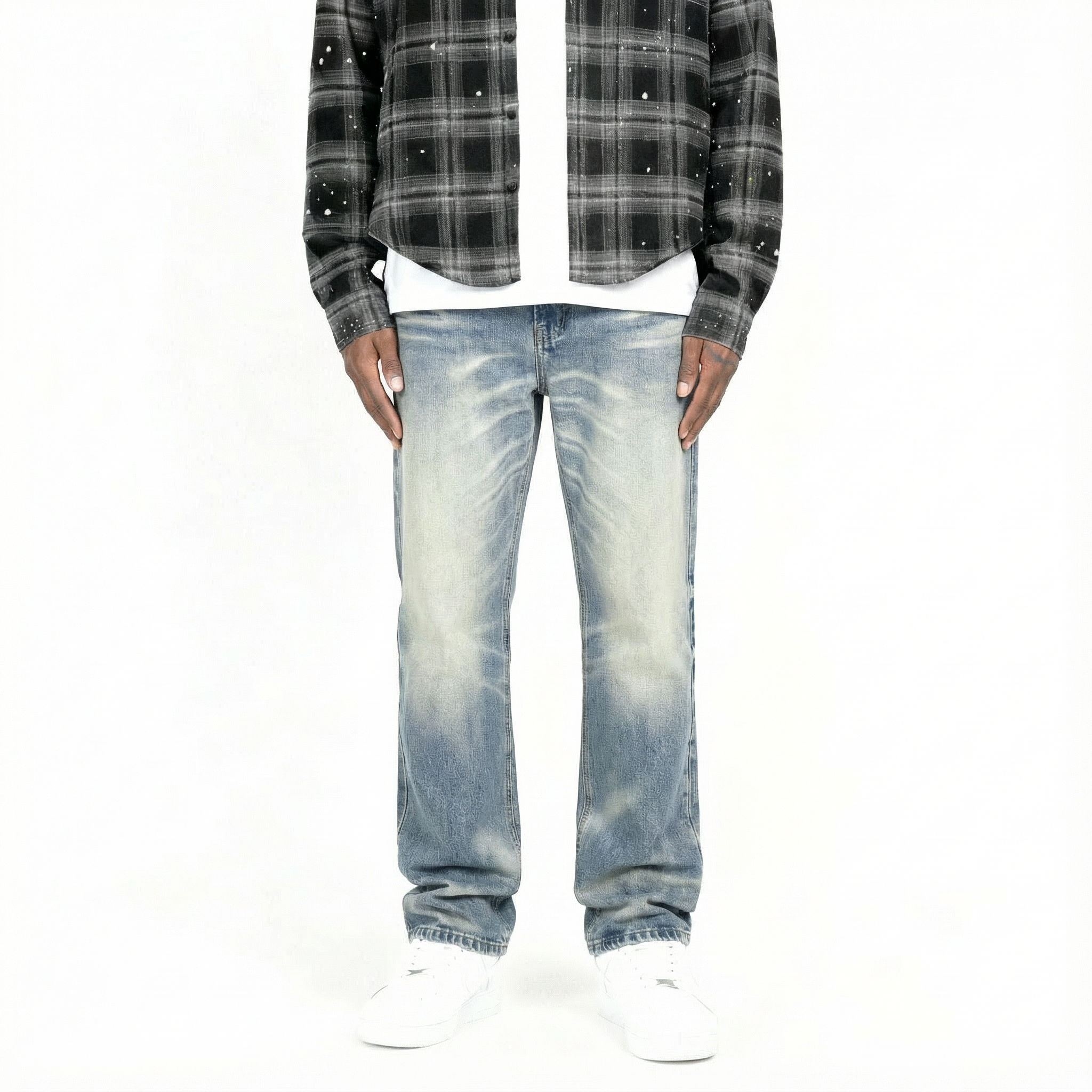 Straight Denim | Ice Blue