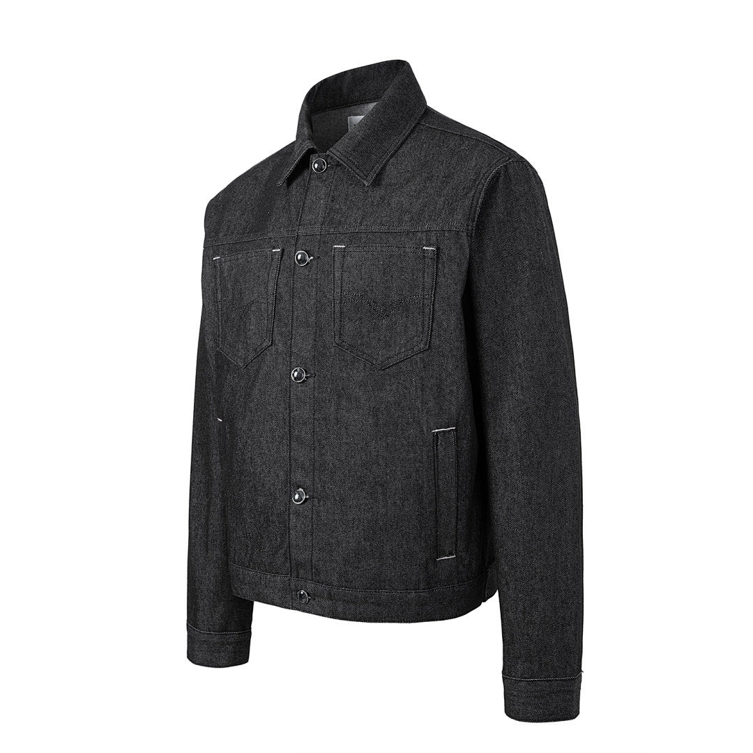 Classic Denim Jacket - Onyx Black