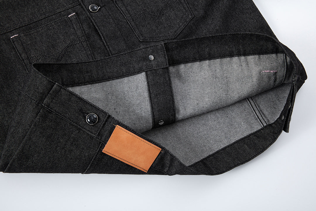 Classic Denim Jacket - Onyx Black