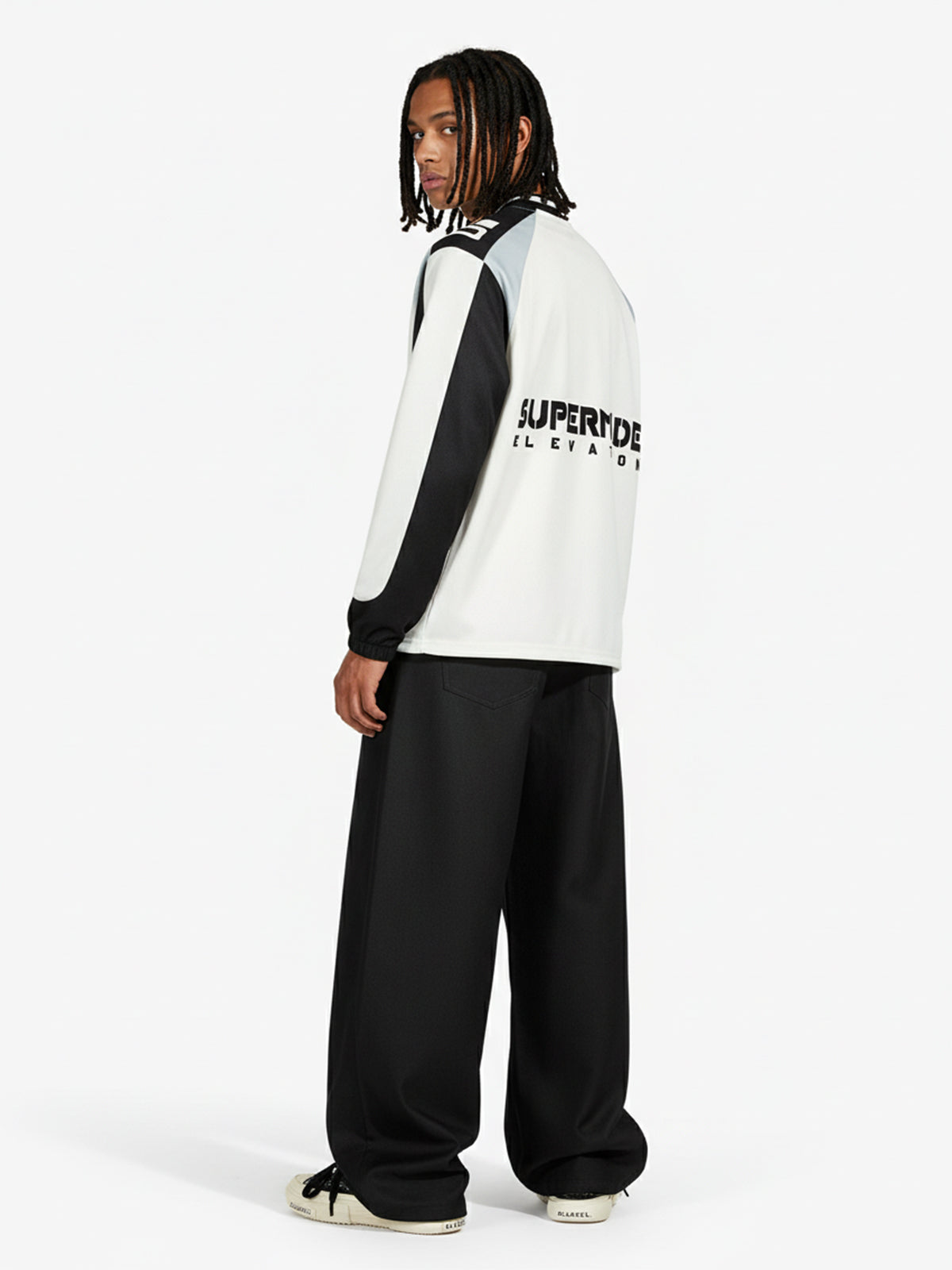 Digital Patchwork Jersey Long-Sleeve T-Shirt