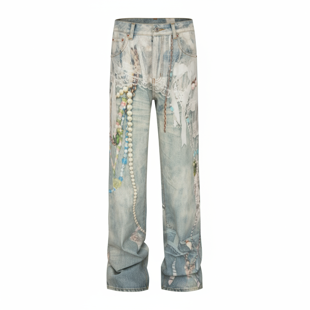 Straight Denim | Pearls