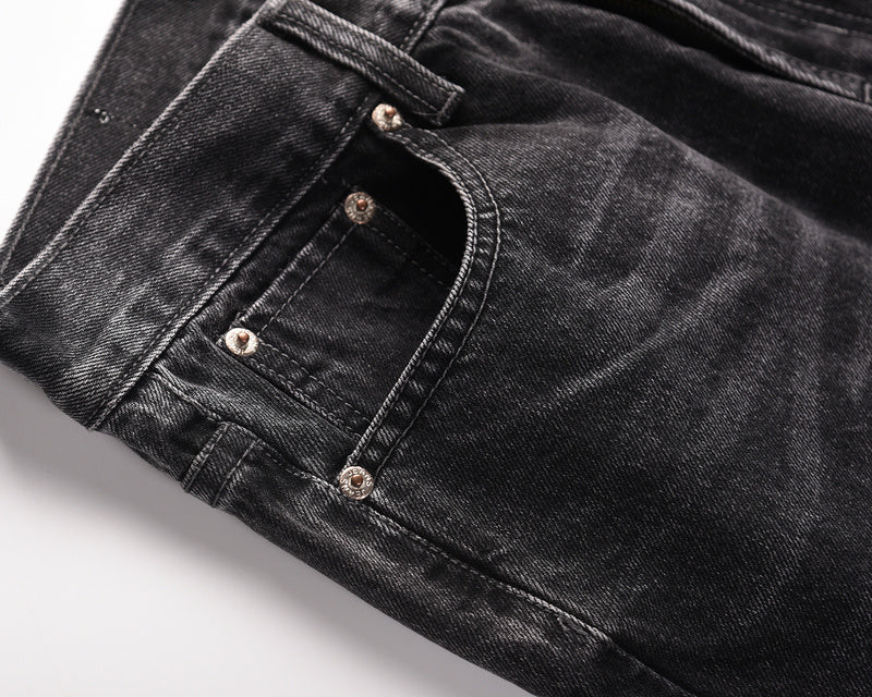 Flare Denim - Washed Black