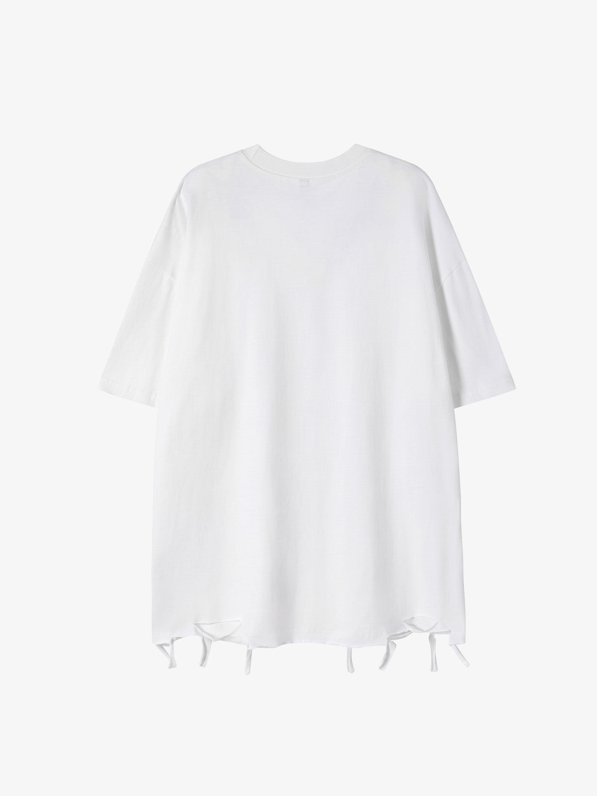 Letter Graphic Necklace Tee