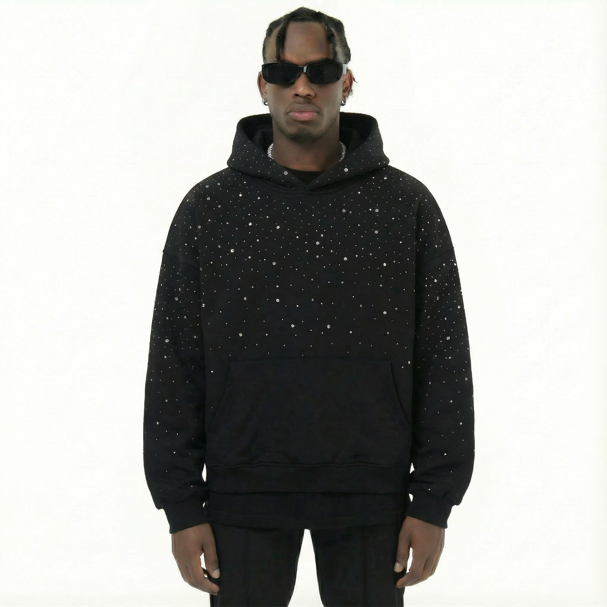 VVS Rhinestone | Sweatshirt Black