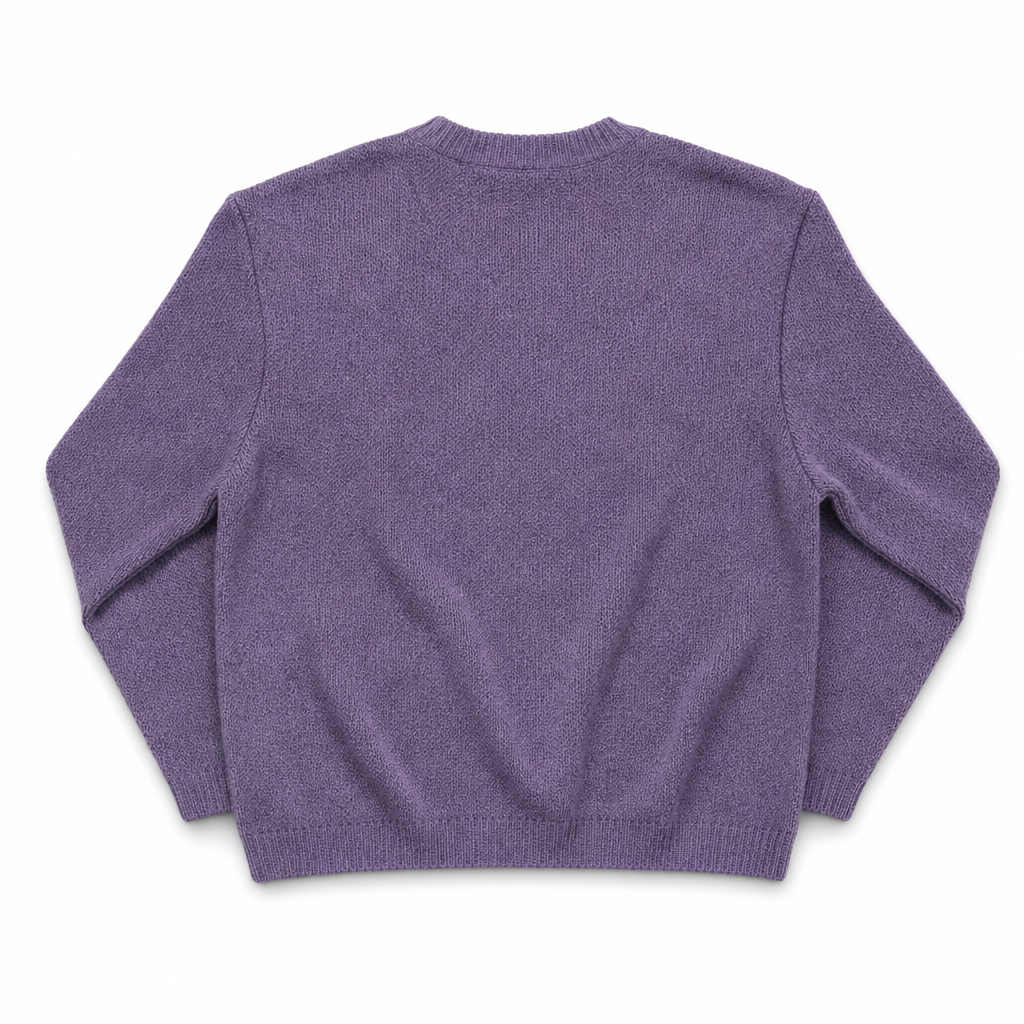 Purple Eye Knit Sweater