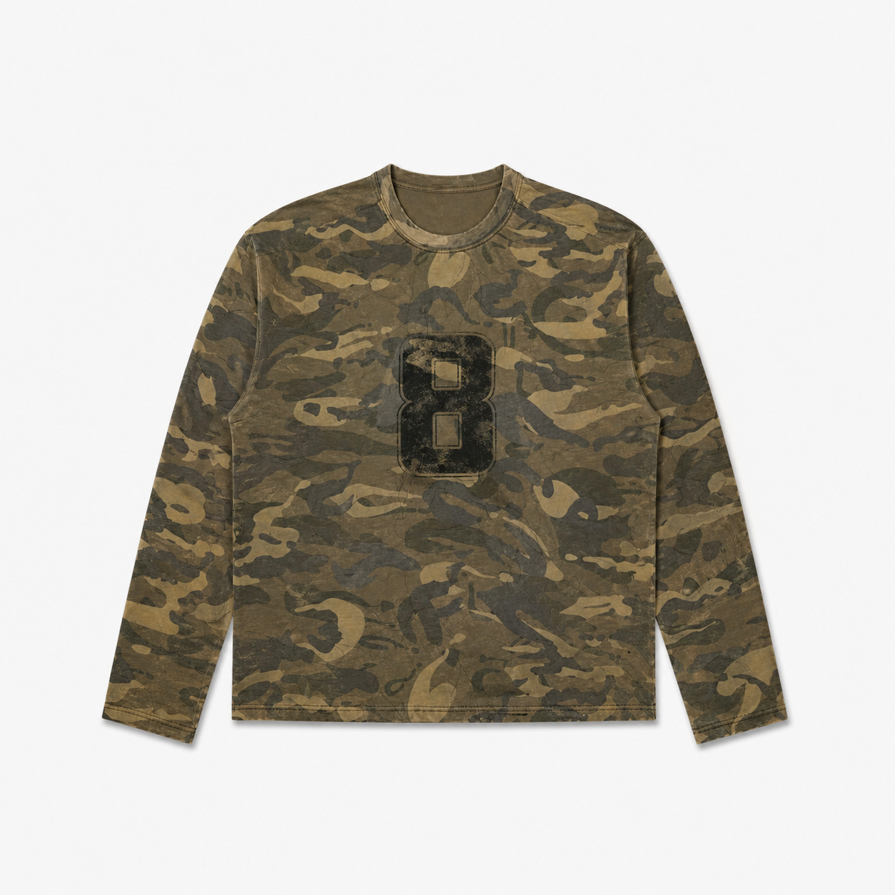 Number 8 Camo Longsleeve
