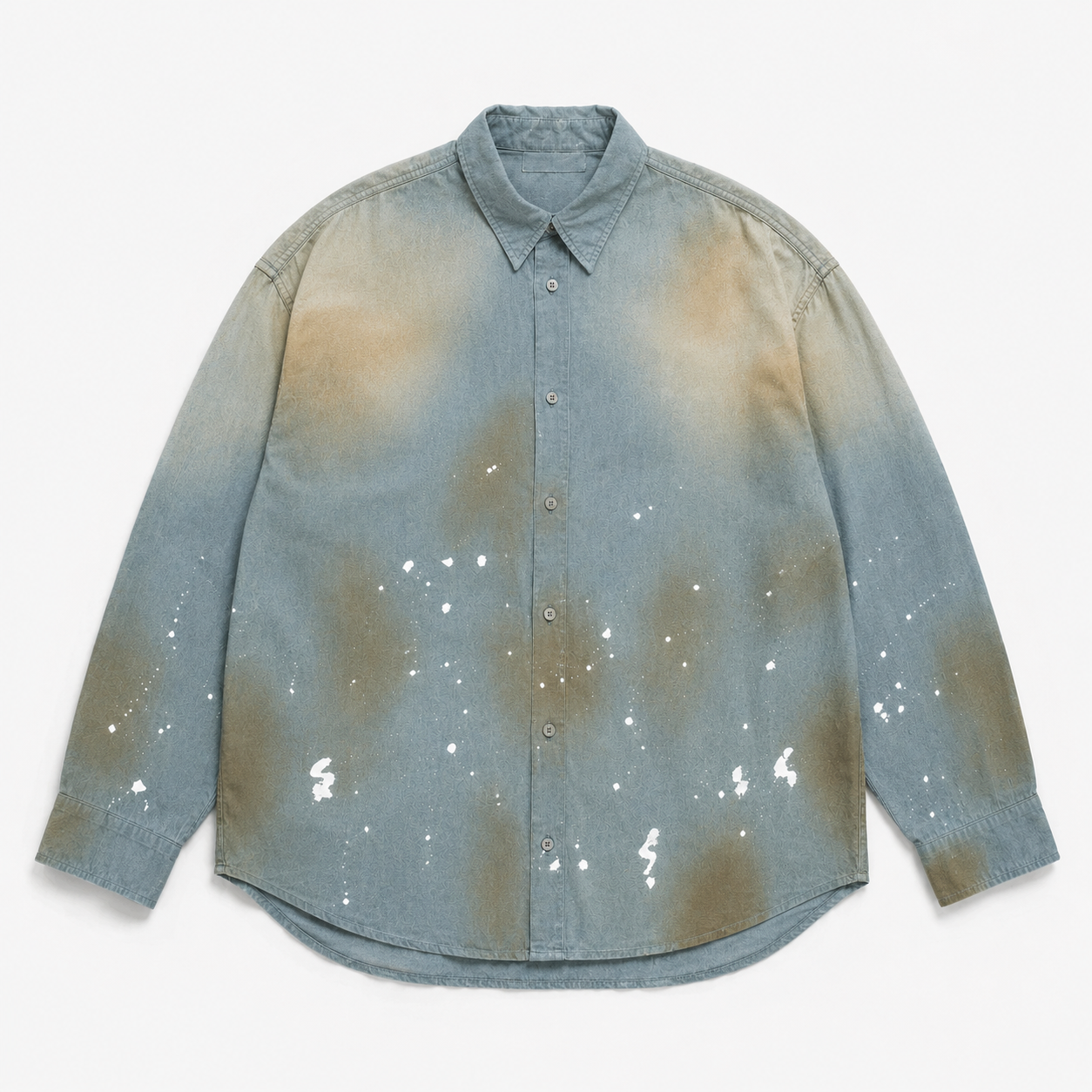 Mud Washed Denim Shirt