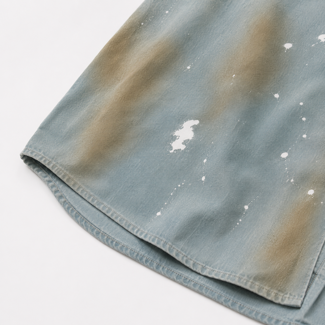 Mud Washed Denim Shirt
