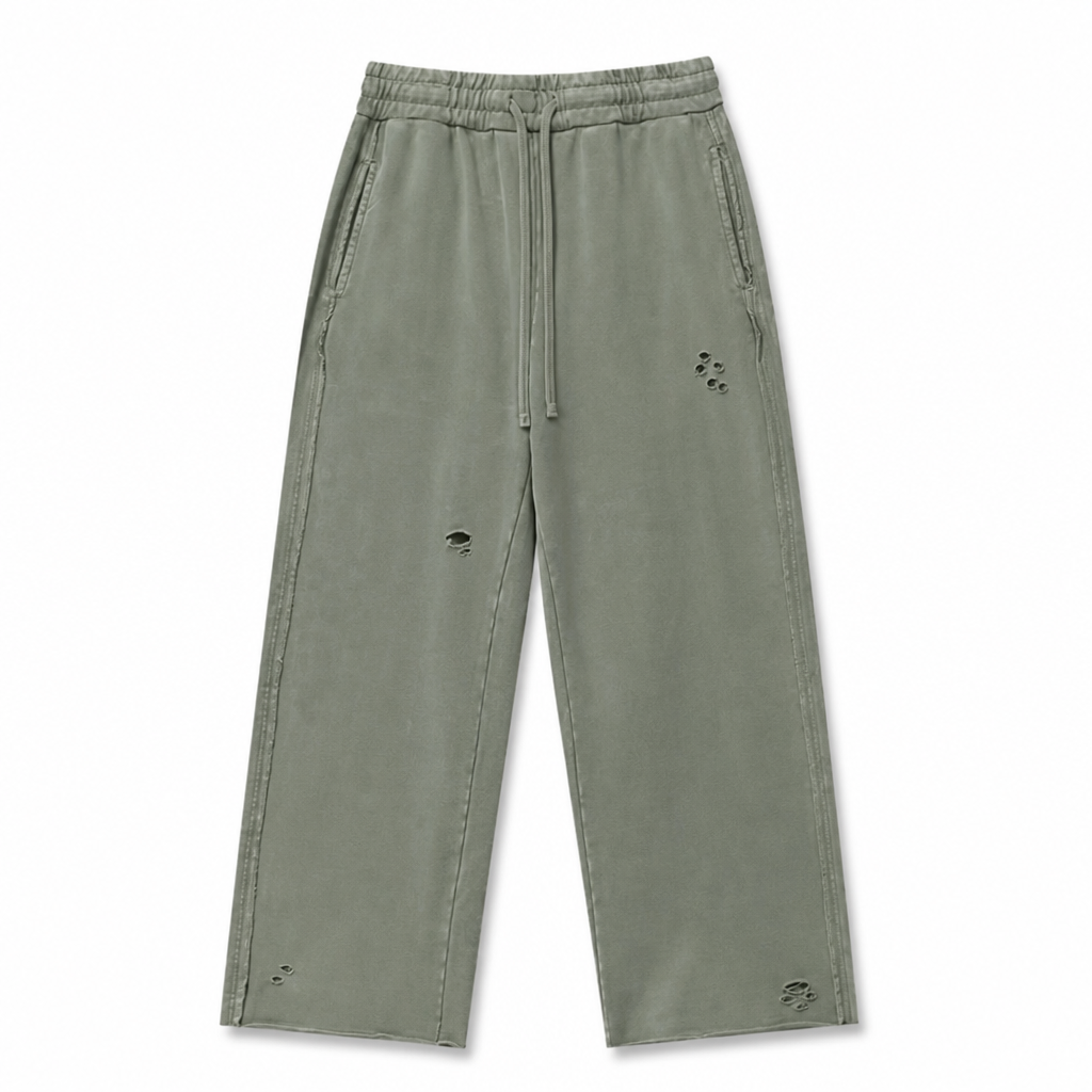 Distressed Basic Sweatpants