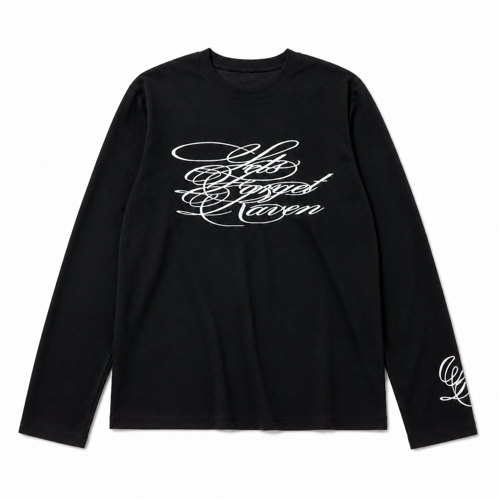 Script Waffle Longsleeve