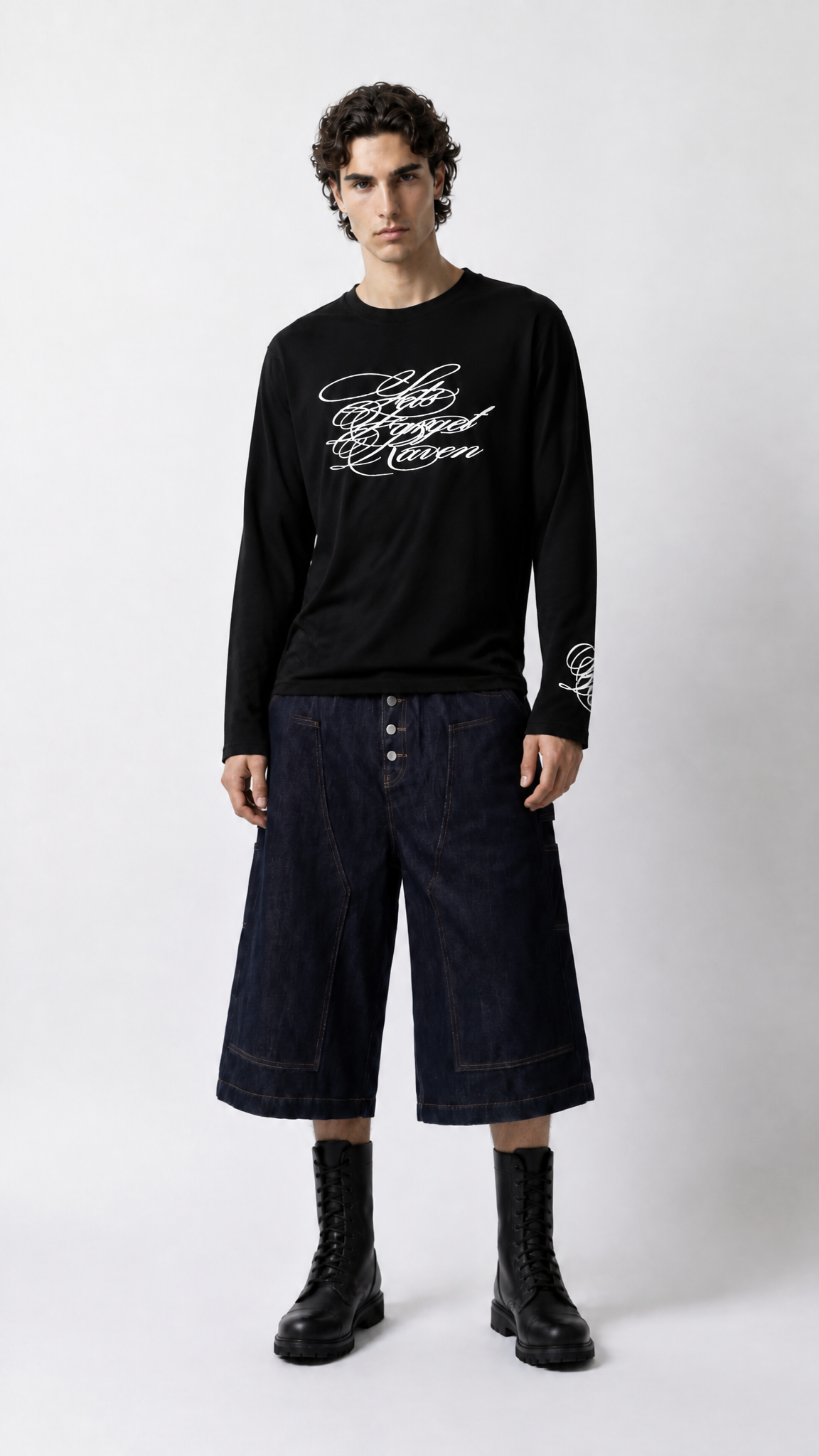 Script Waffle Longsleeve