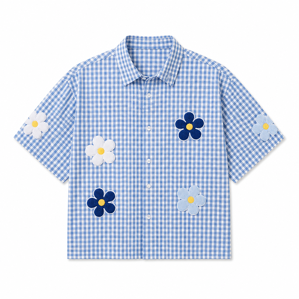 Blossom Check Shirt
