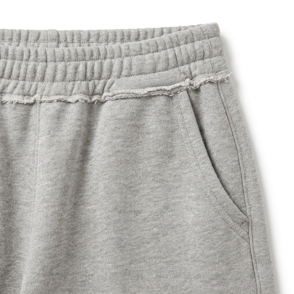 Graue Wide Leg Jogger
