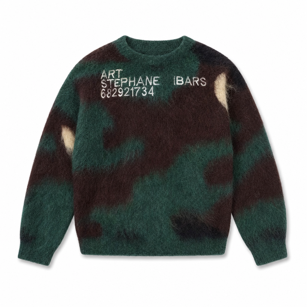 Camo Plush Sweater