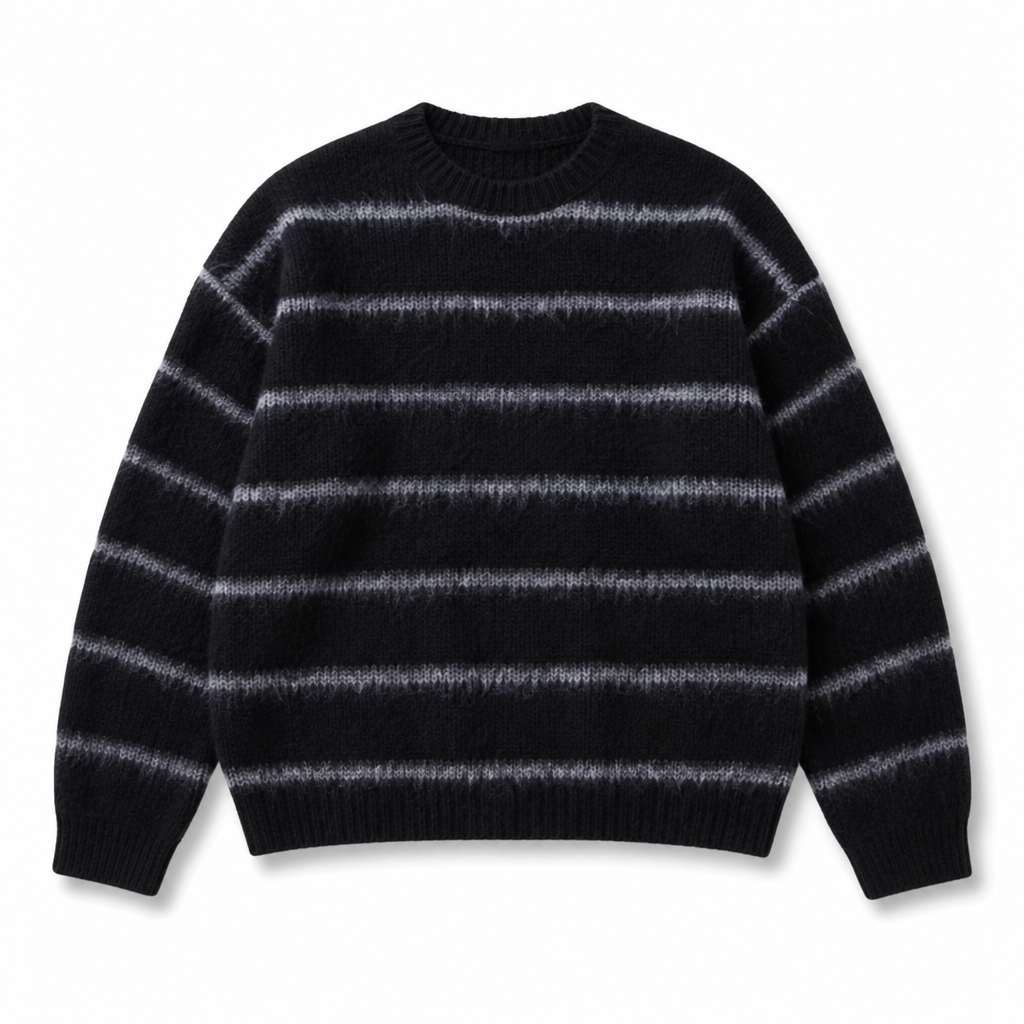 Shadow Stripe Knit Sweater