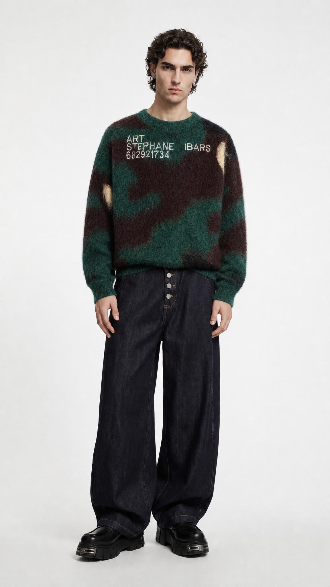 Camo Plush Sweater