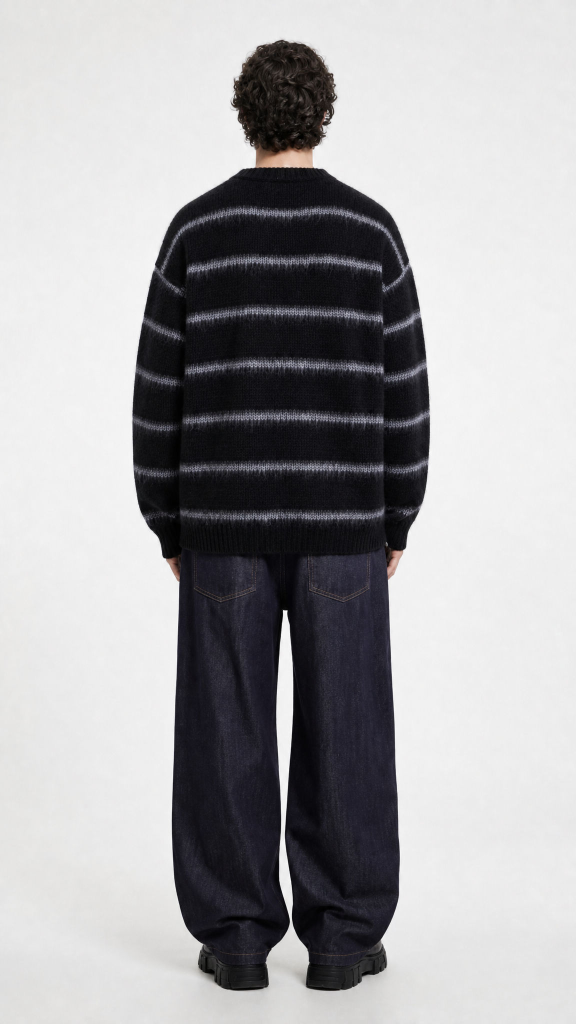 Shadow Stripe Knit Sweater