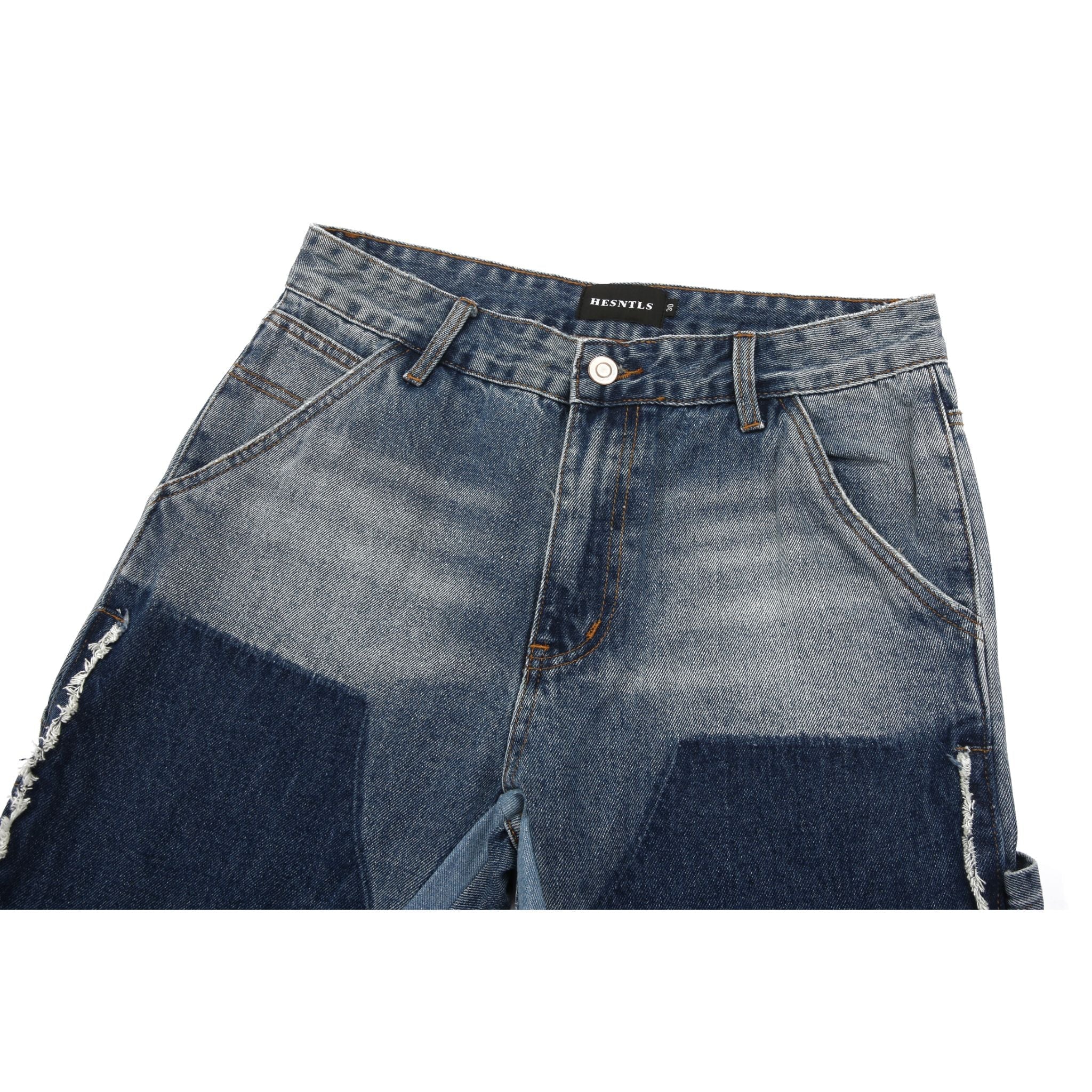 Flare Denim - Patch-work Indigo
