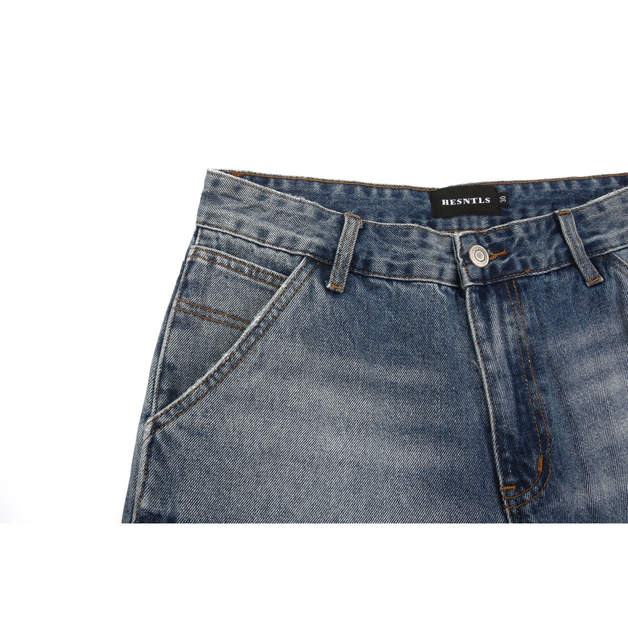 Flare Denim - Patch-work Indigo