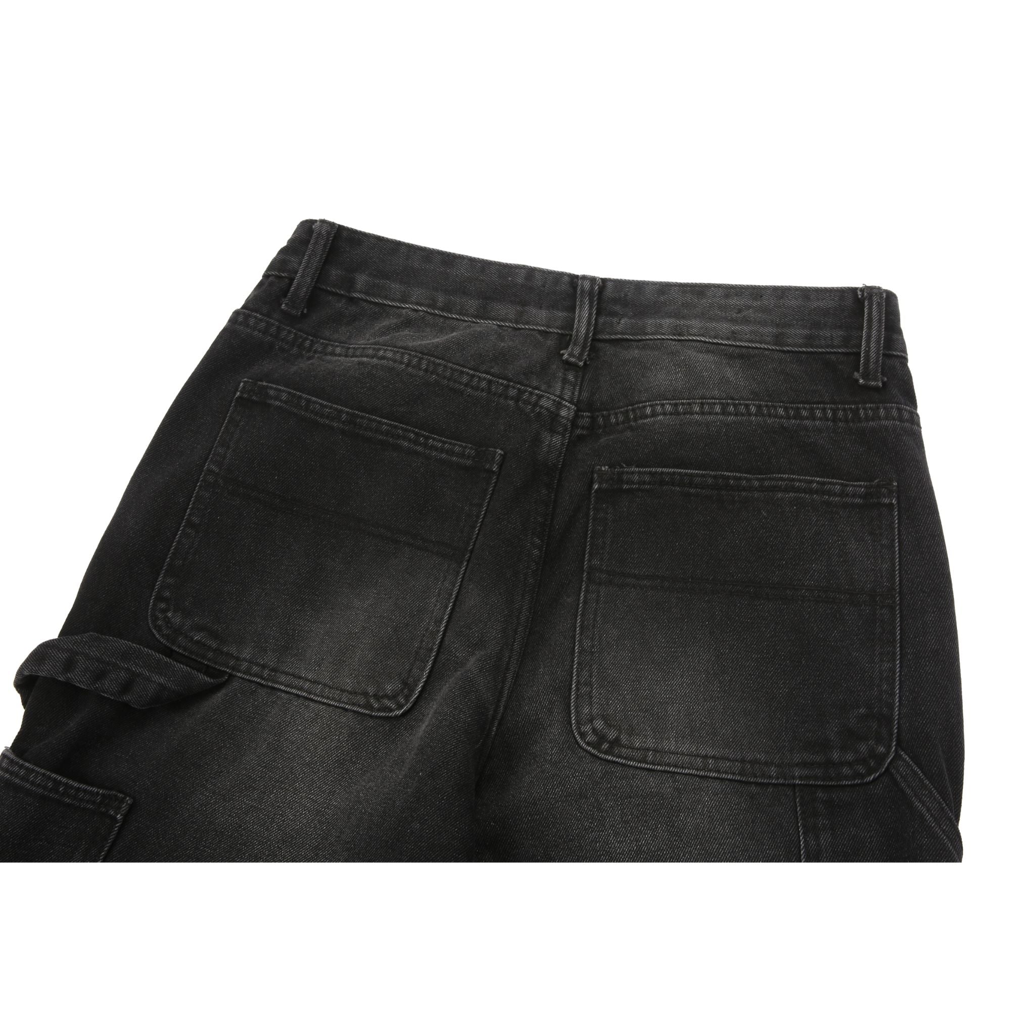 Flare Denim - Patch-work Black
