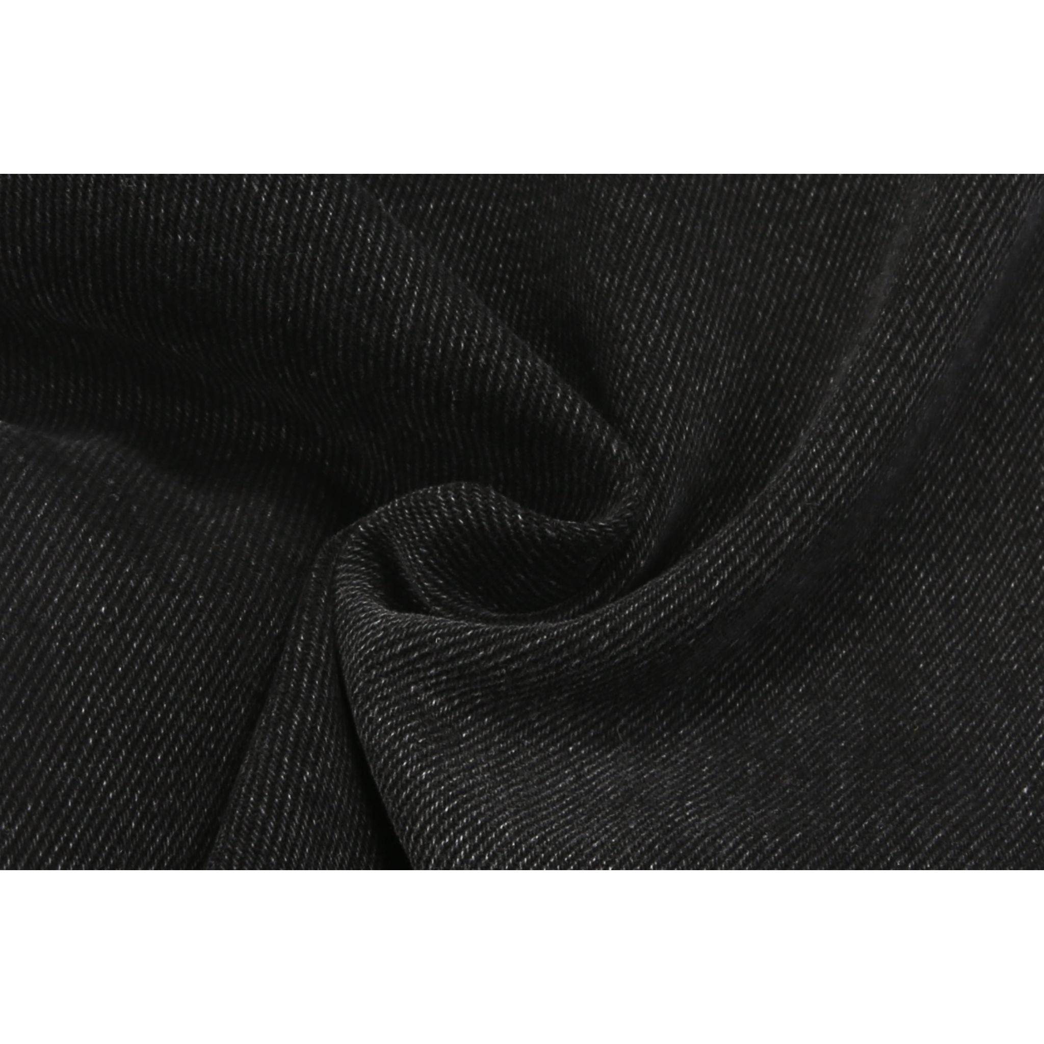 Flare Denim - Patch-work Black