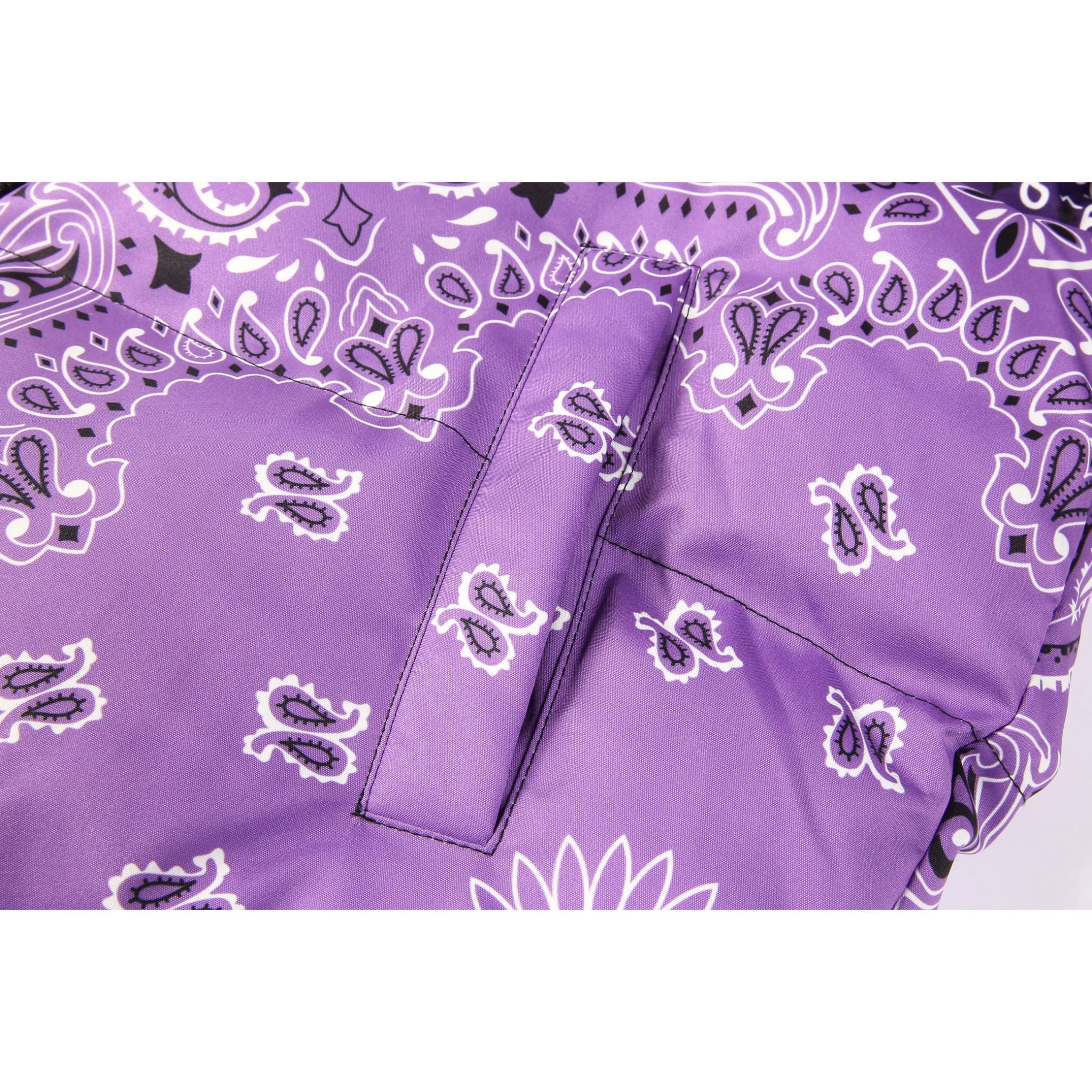 LE1 | Purple Paisley Puffer