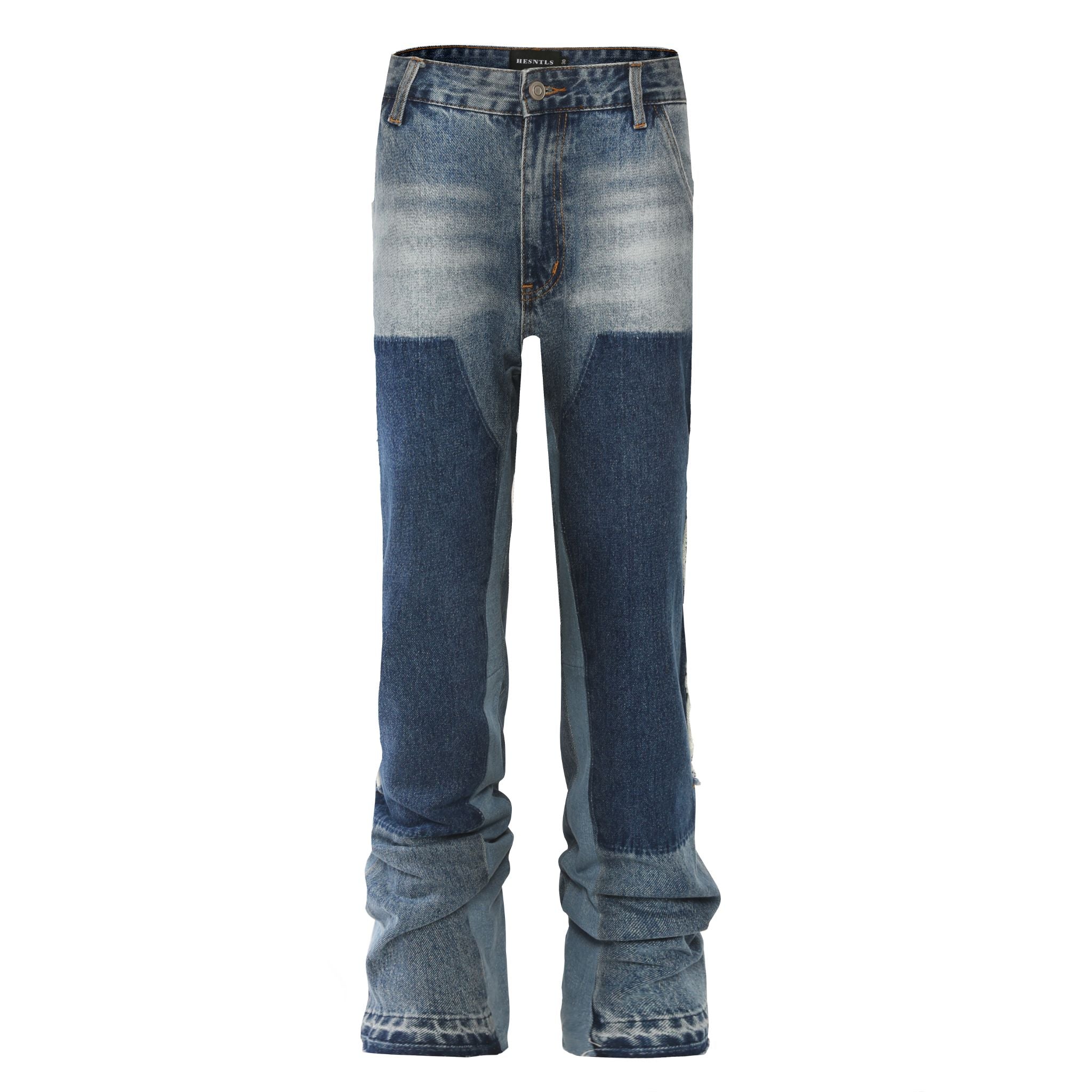 Flare Denim - Patch-work Indigo