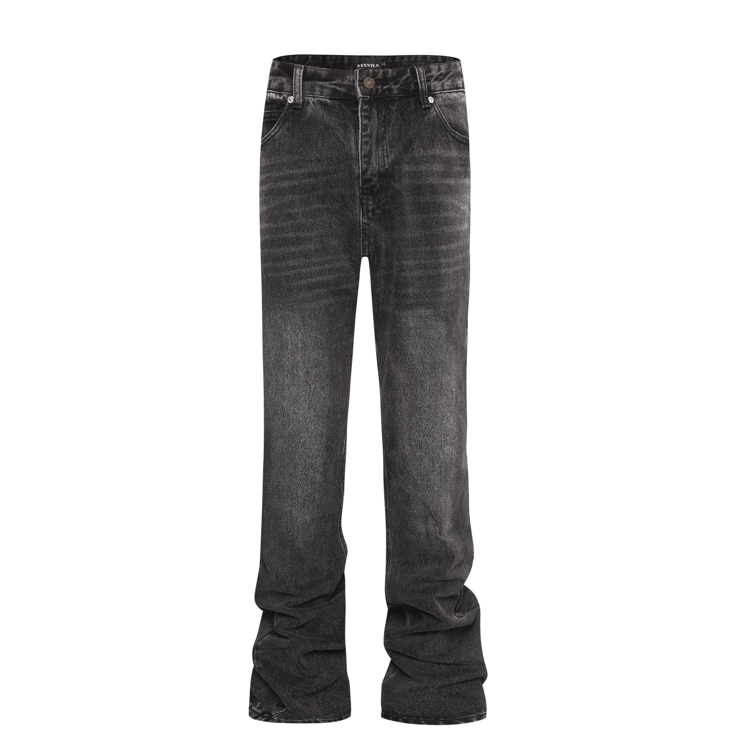 Flare Denim v2 | Washed Black
