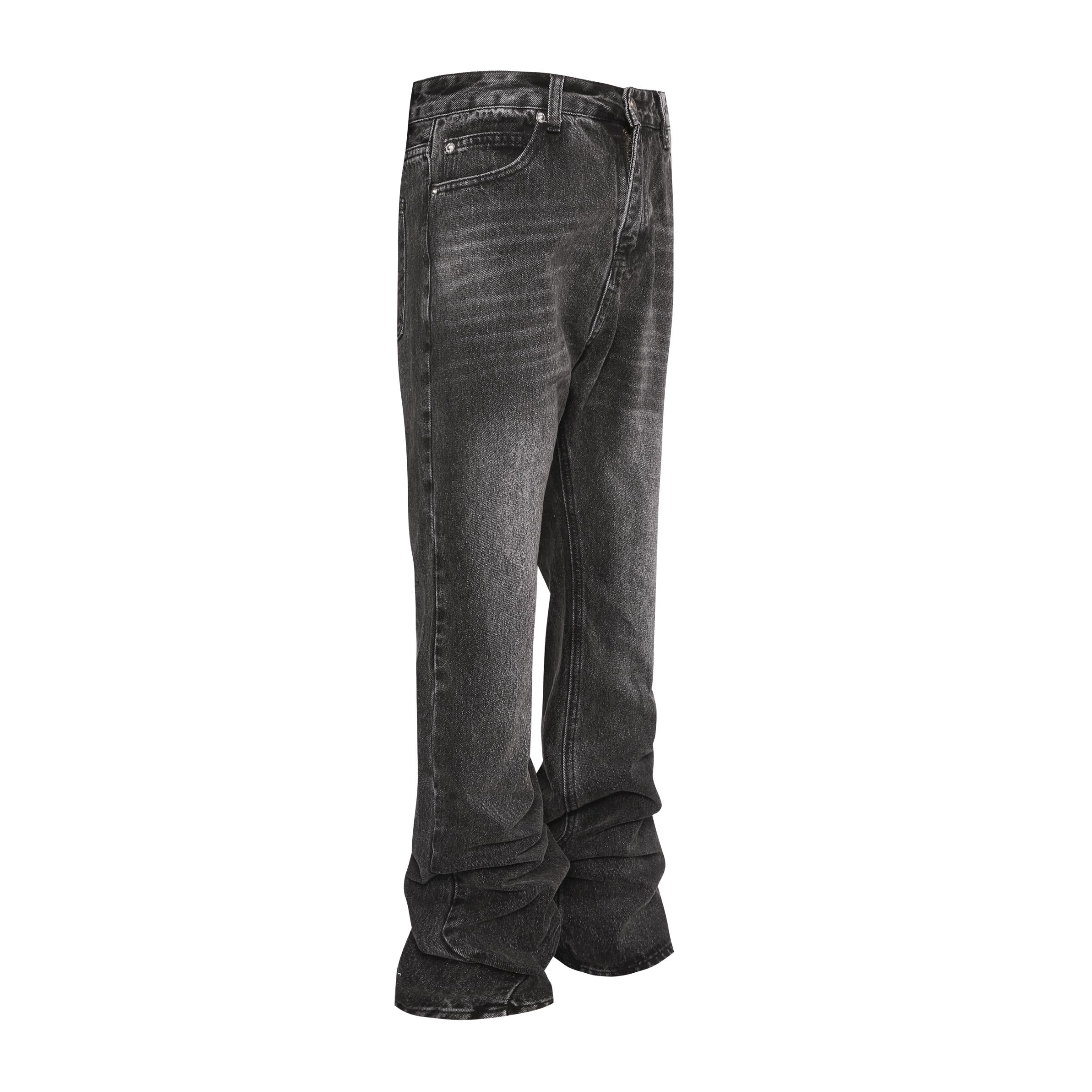 Flare Denim v2 | Washed Black
