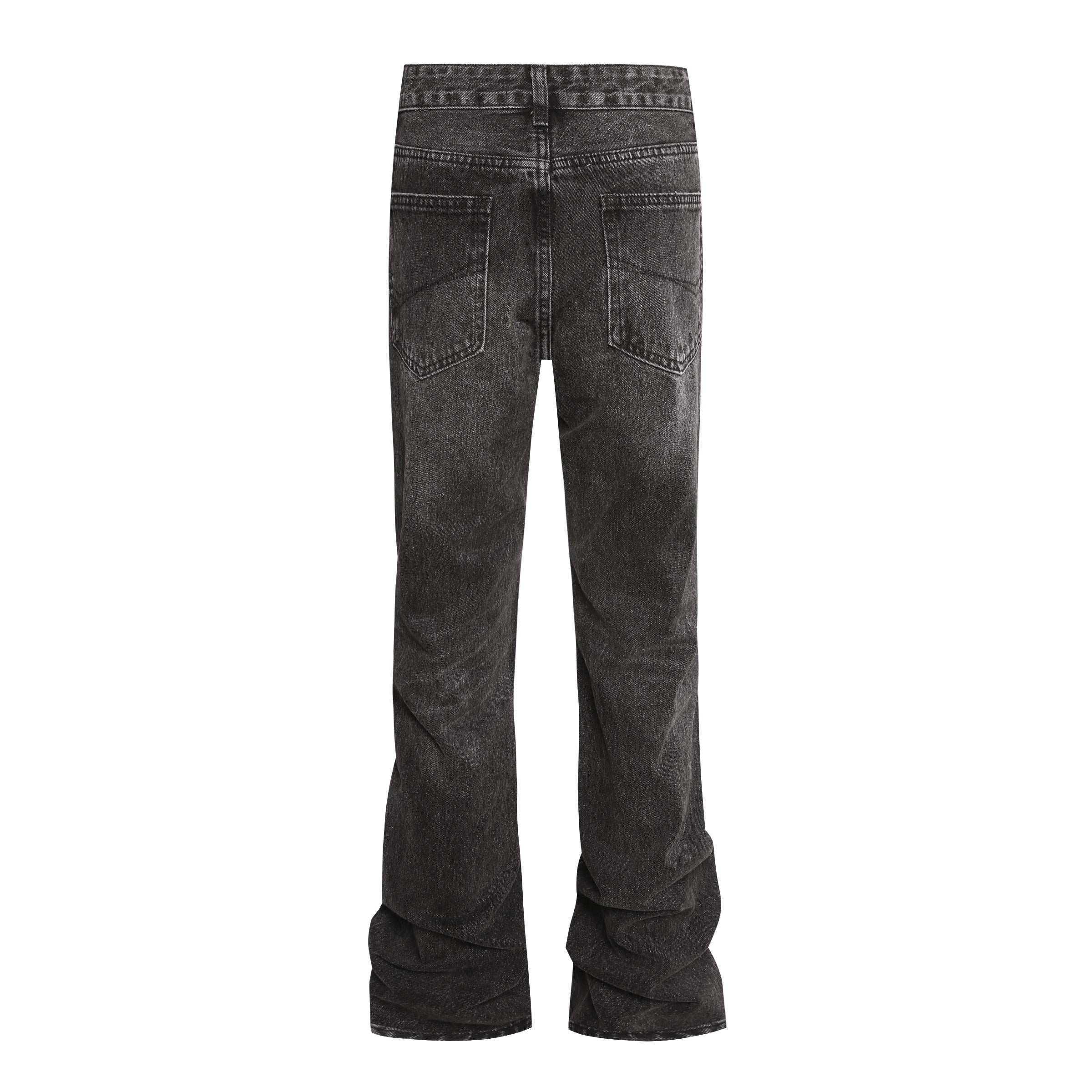 Flare Denim v2 | Washed Black
