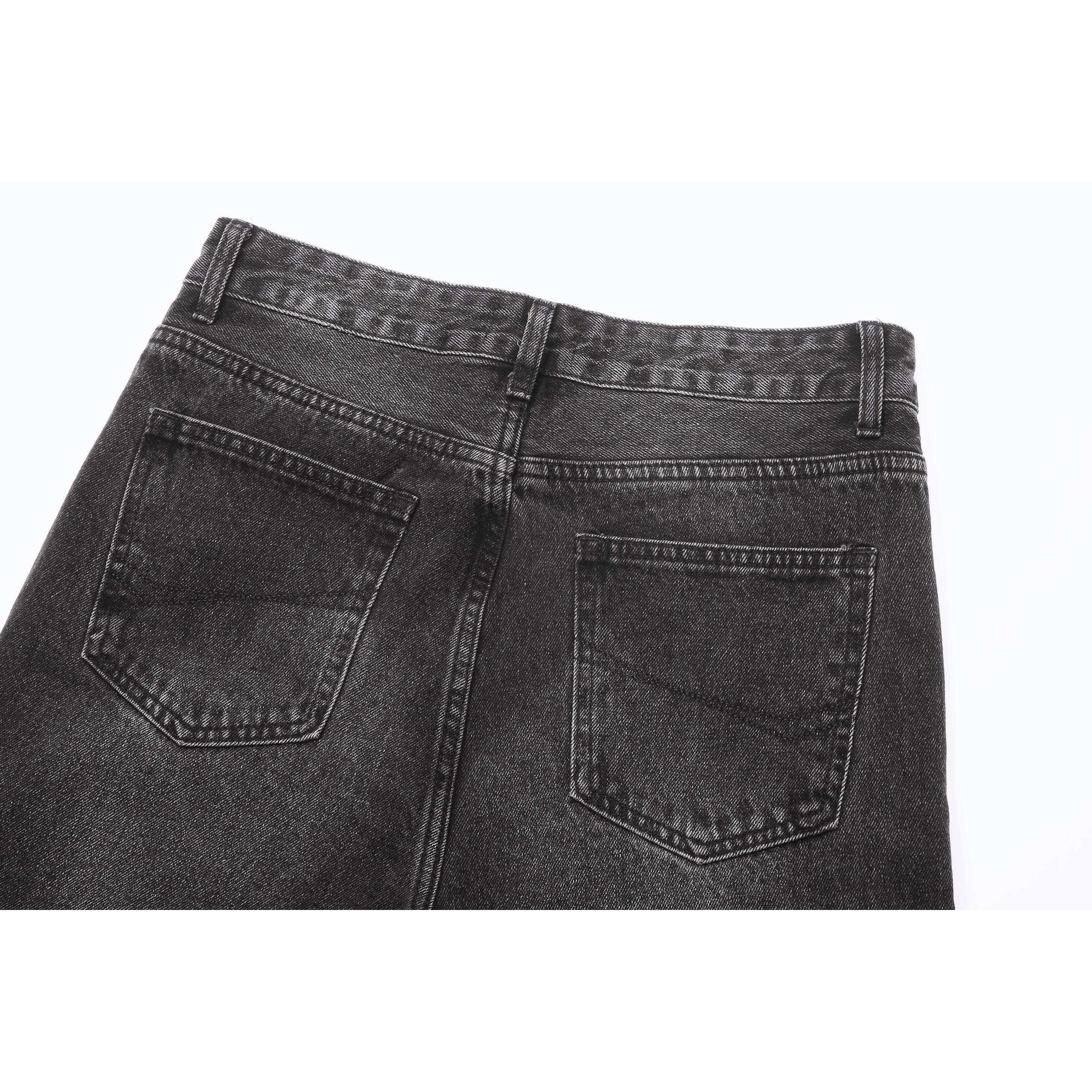 Flare Denim v2 | Washed Black