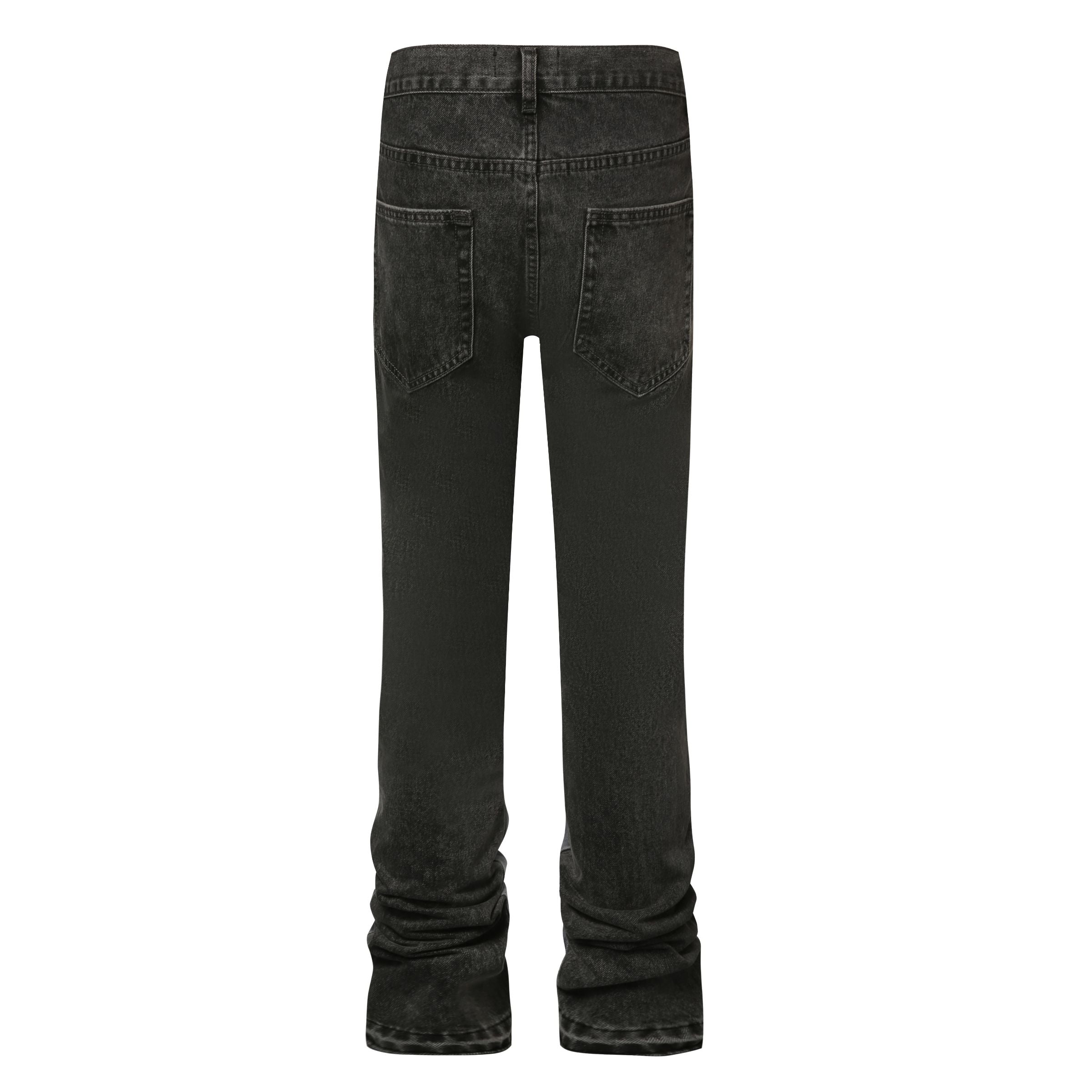 Flare Denim - Washed Black