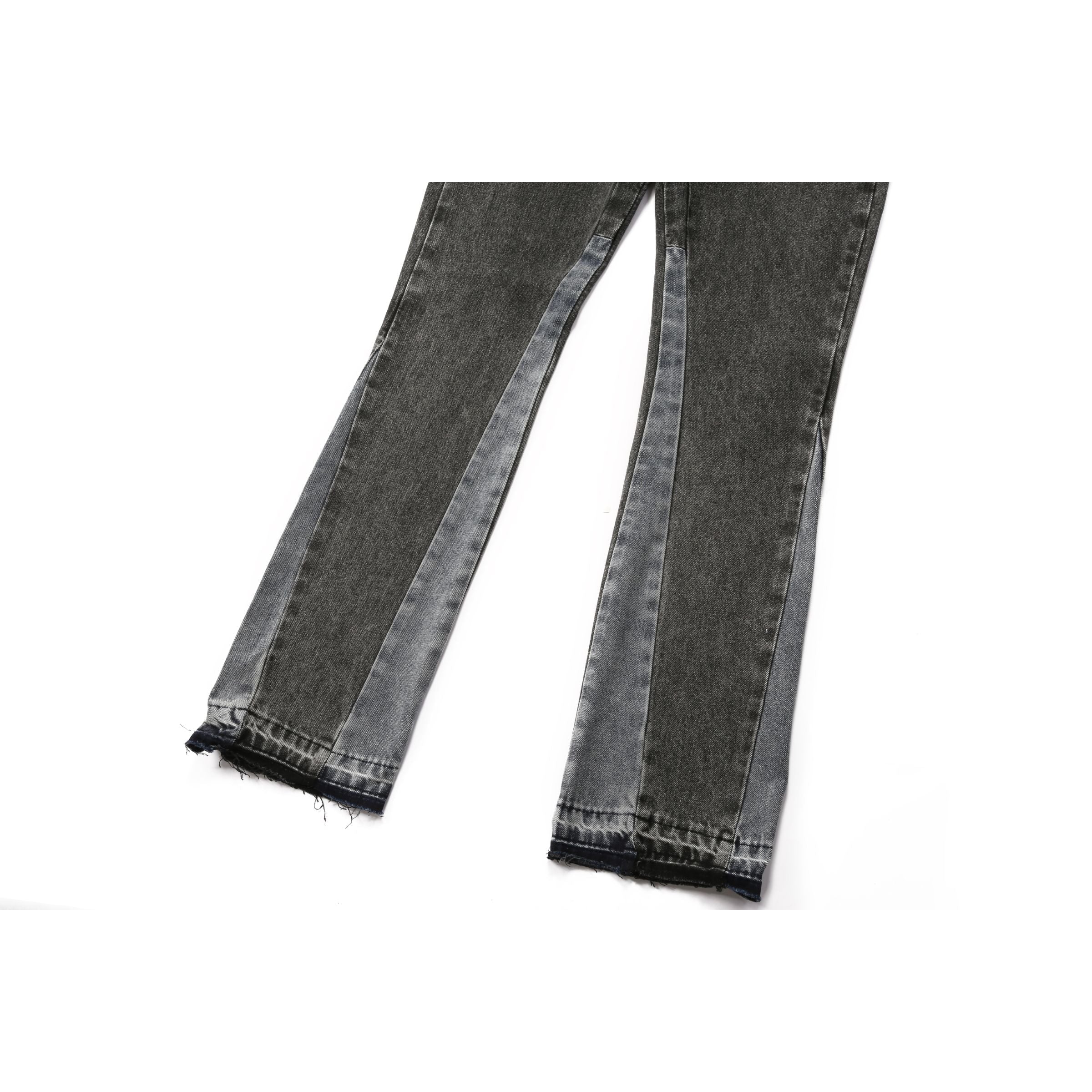 Flare Denim - Washed Black