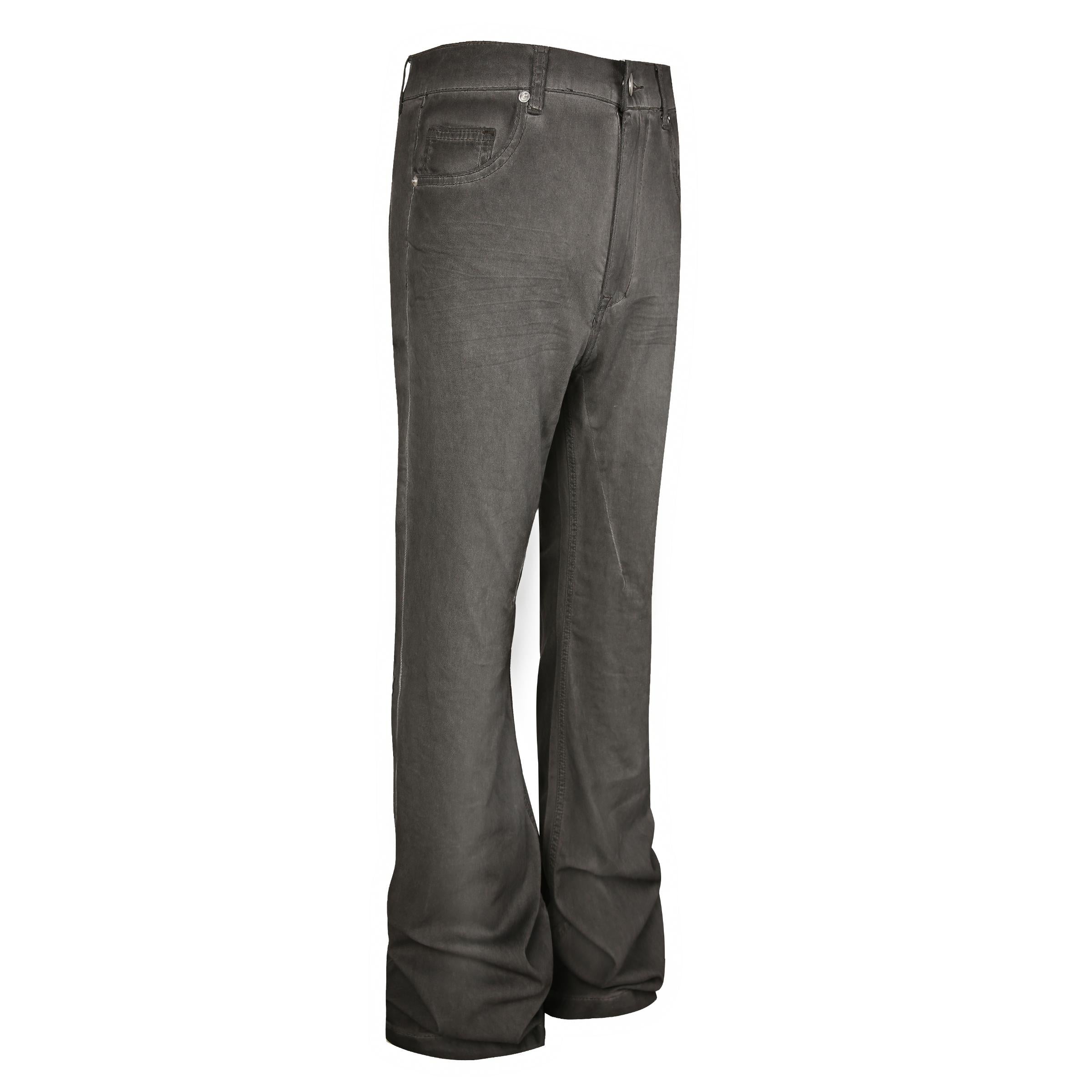 Flare Denim V2 - Washed Grey