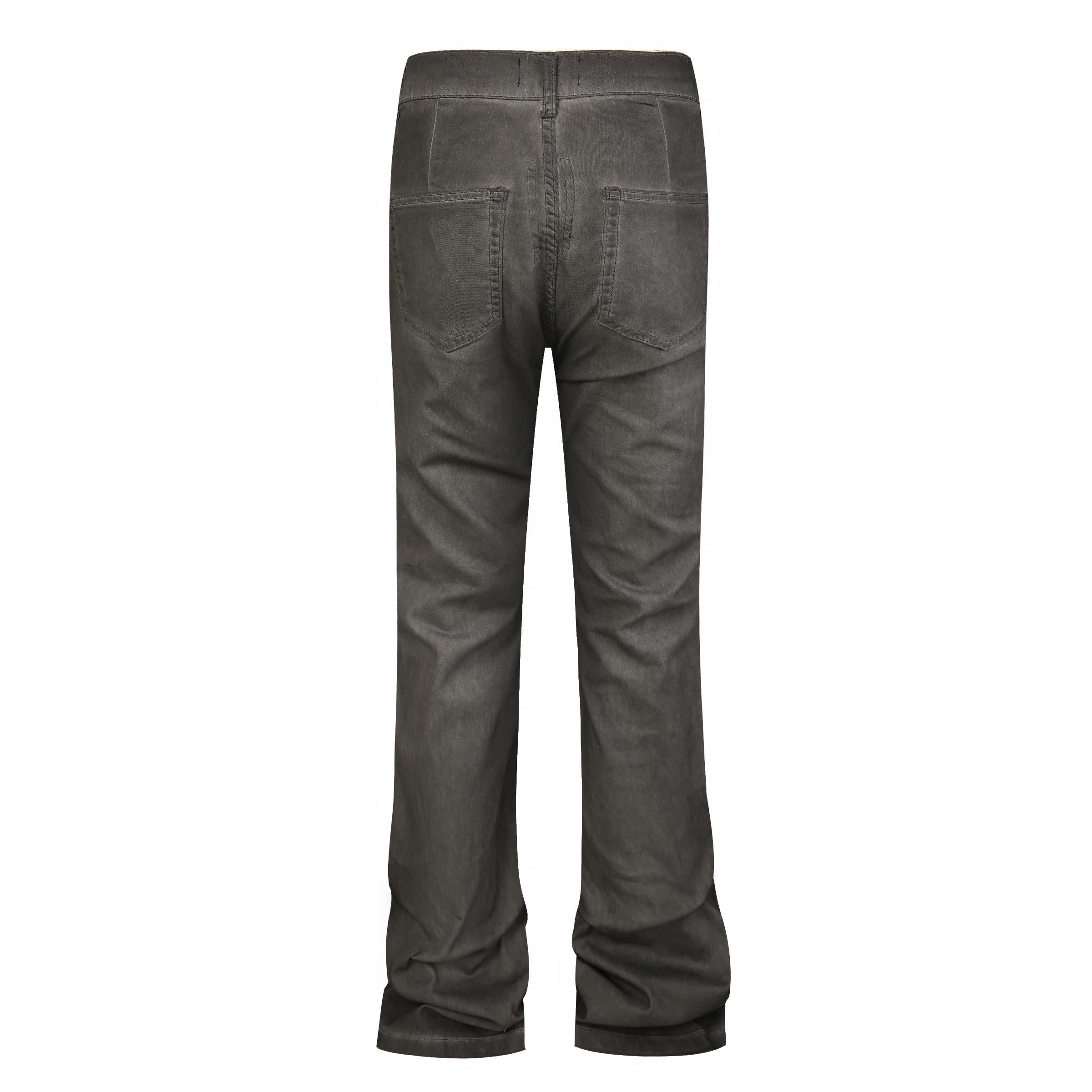 Flare Denim V2 - Washed Grey