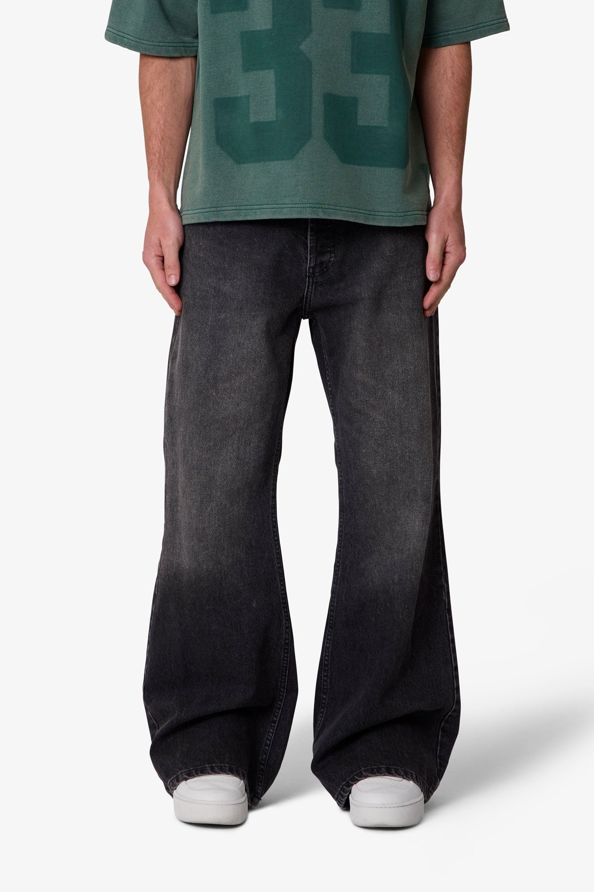 Kick Flare Denim - Western Black
