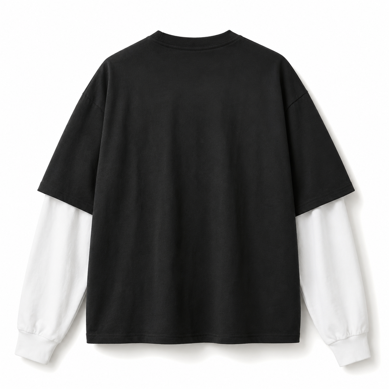 Oversized Layered Longsleeve T-Shirt