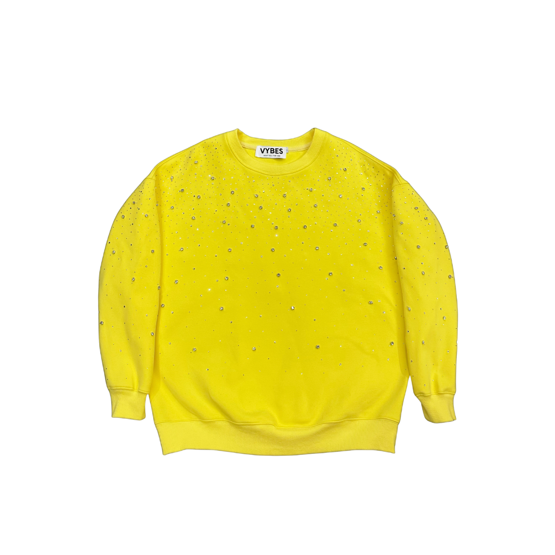 Rhinestone Galaxy Crewneck