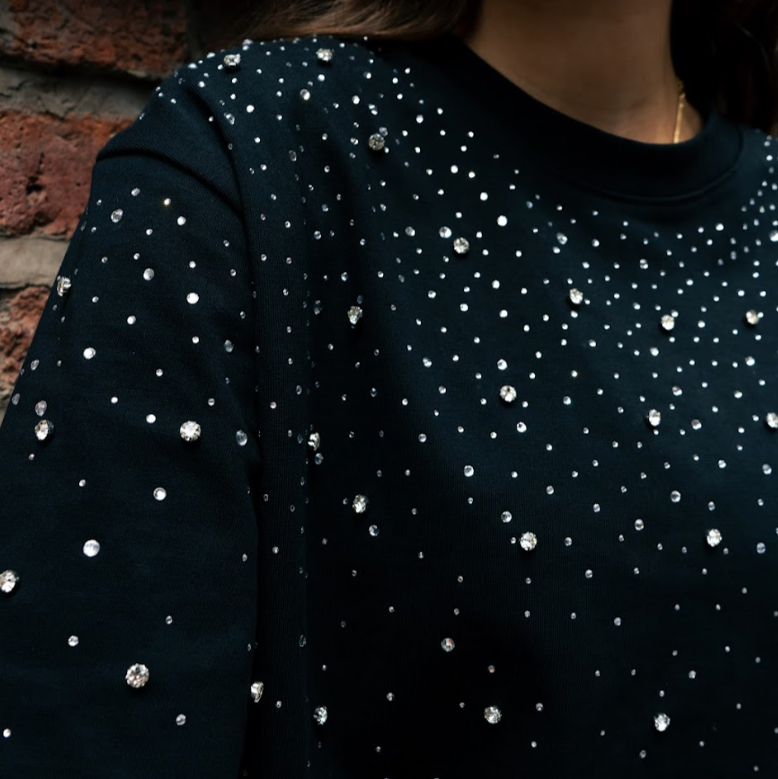 Luxe Rhinestone Tee