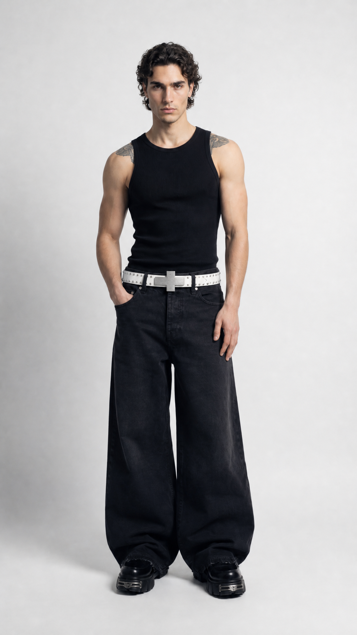 Cross Stud Belt