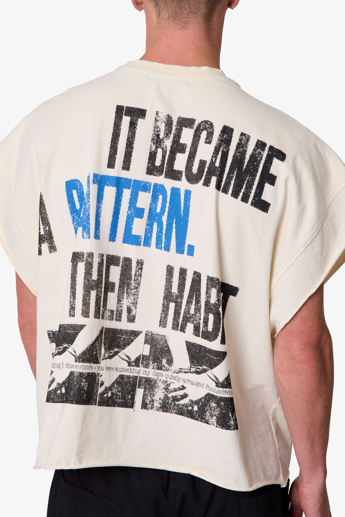 Stuck With Me Cut Off Tee - Off White
