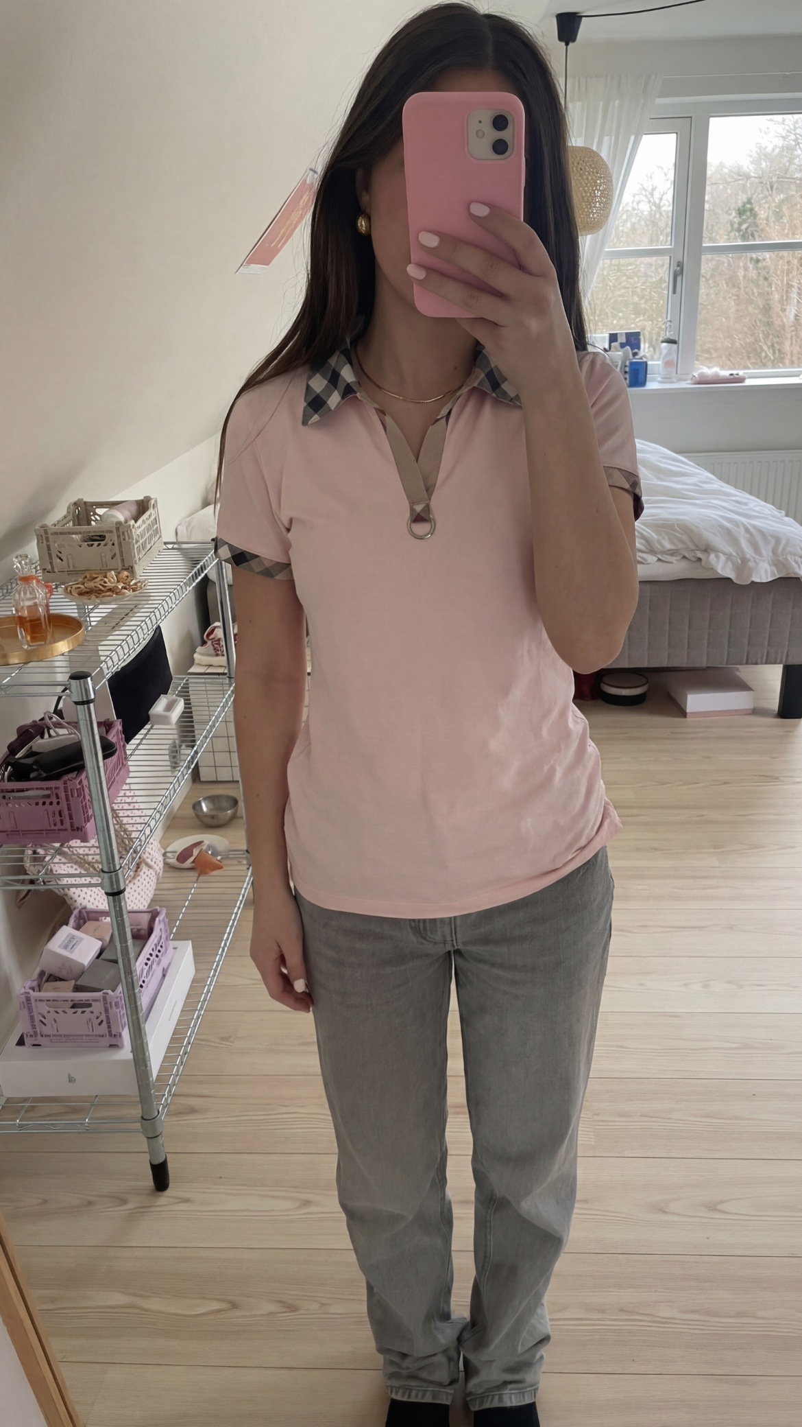 Checked Polo