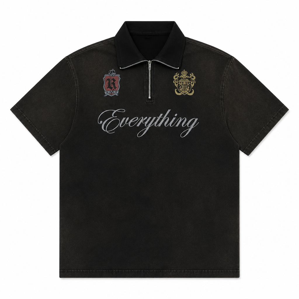 Crest Quarter Zip Polo