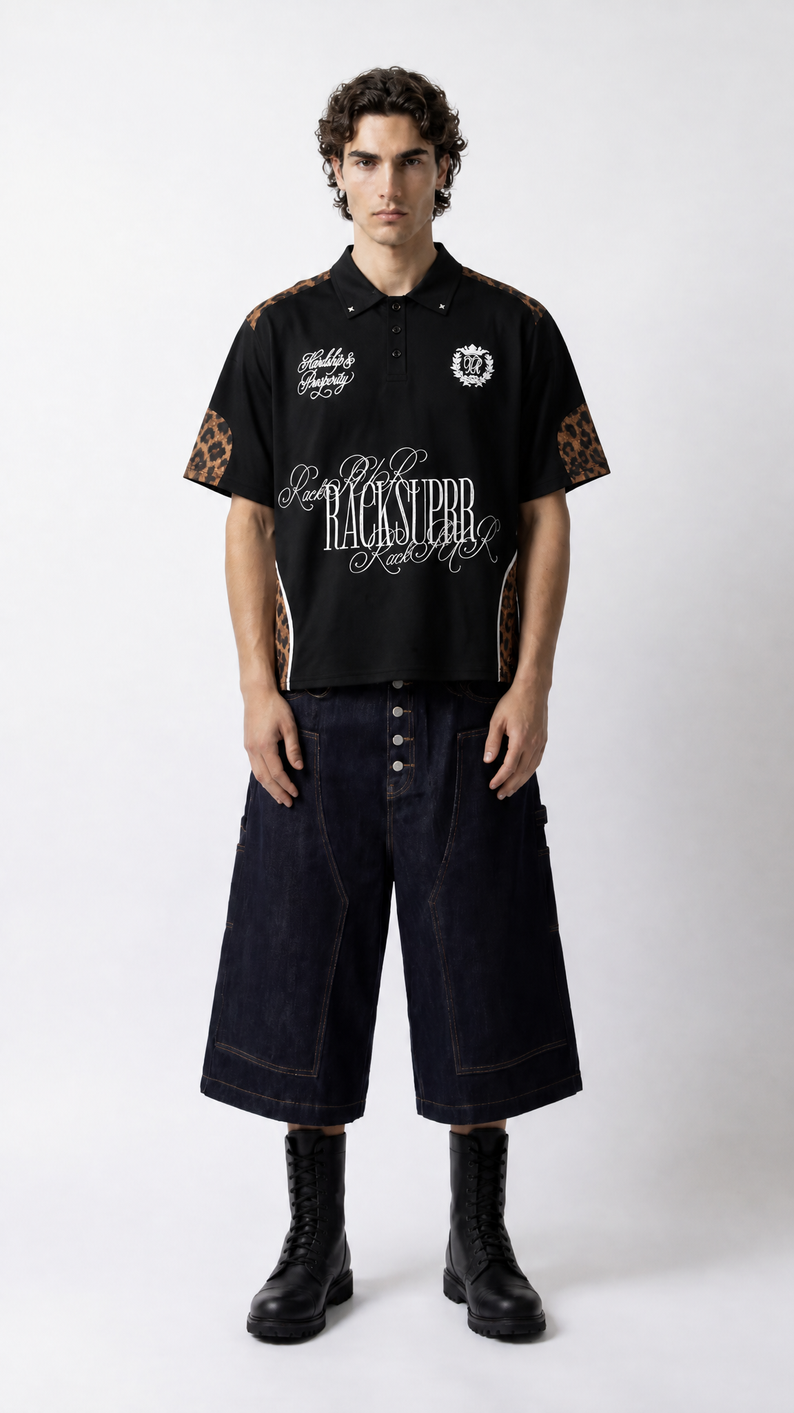 Leopard Circuit Polo