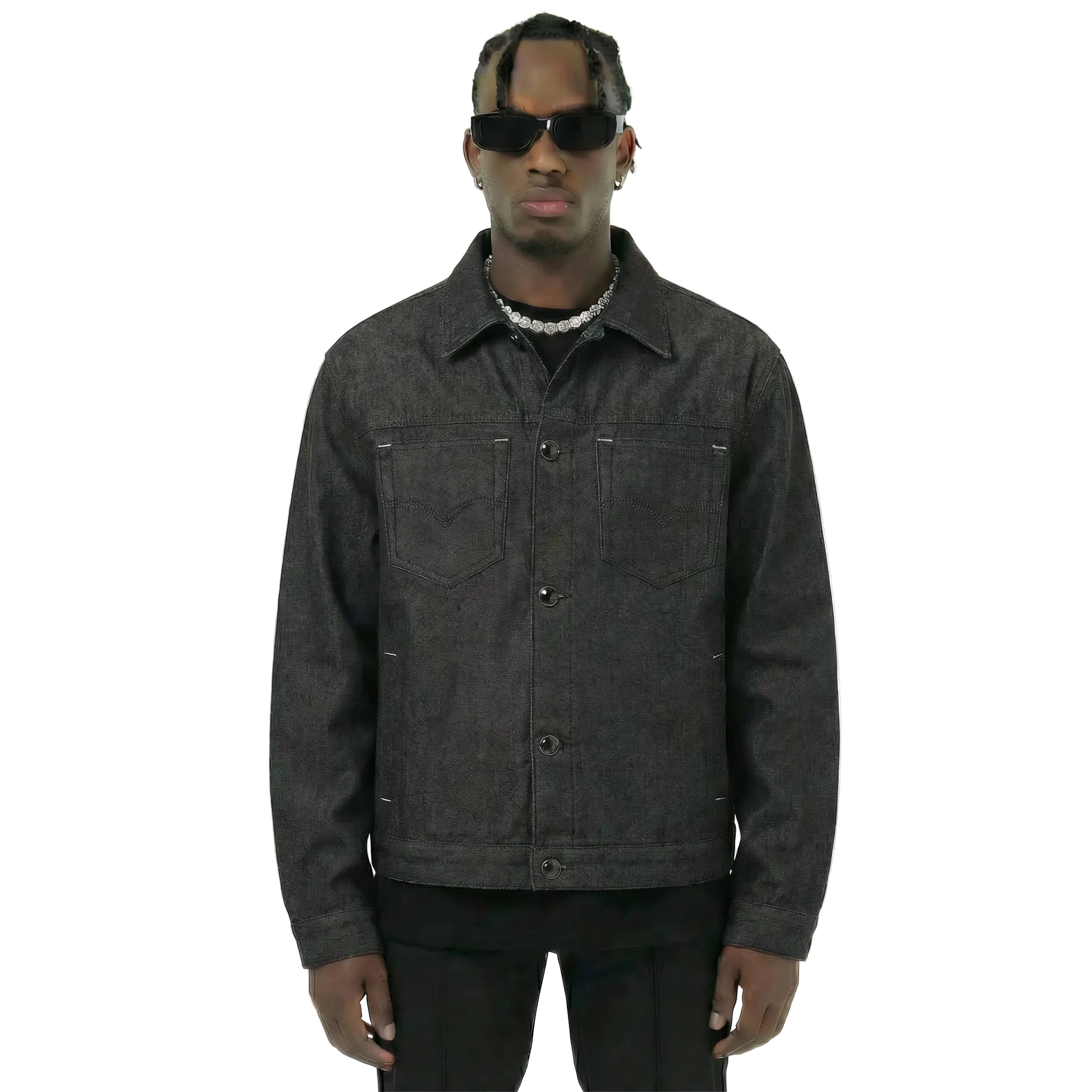 Classic Denim Jacket - Onyx Black