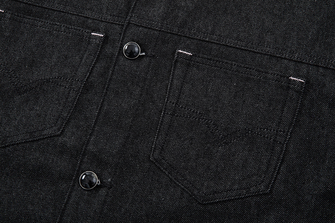 Classic Denim Jacket - Onyx Black