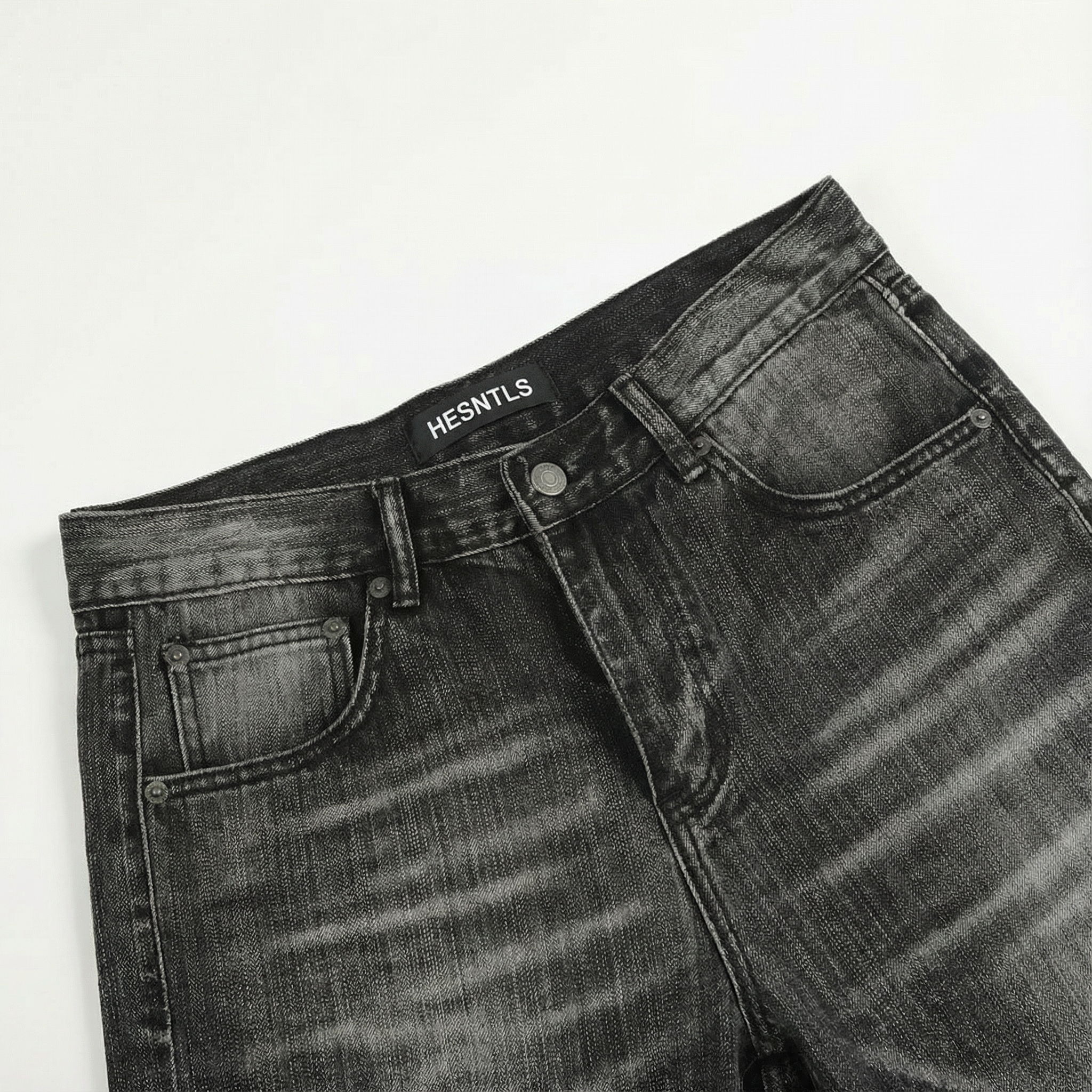 Straight Denim | Onyx Black