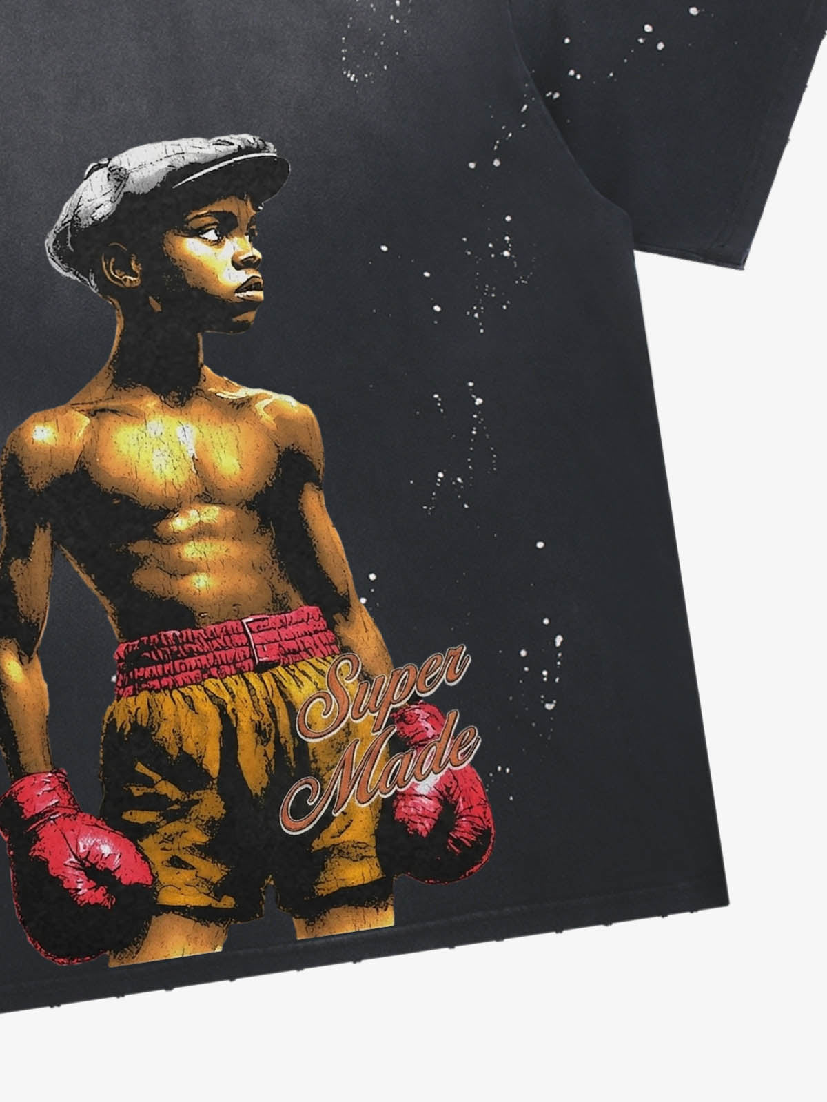 Black Oversized Graphic T-Shirt