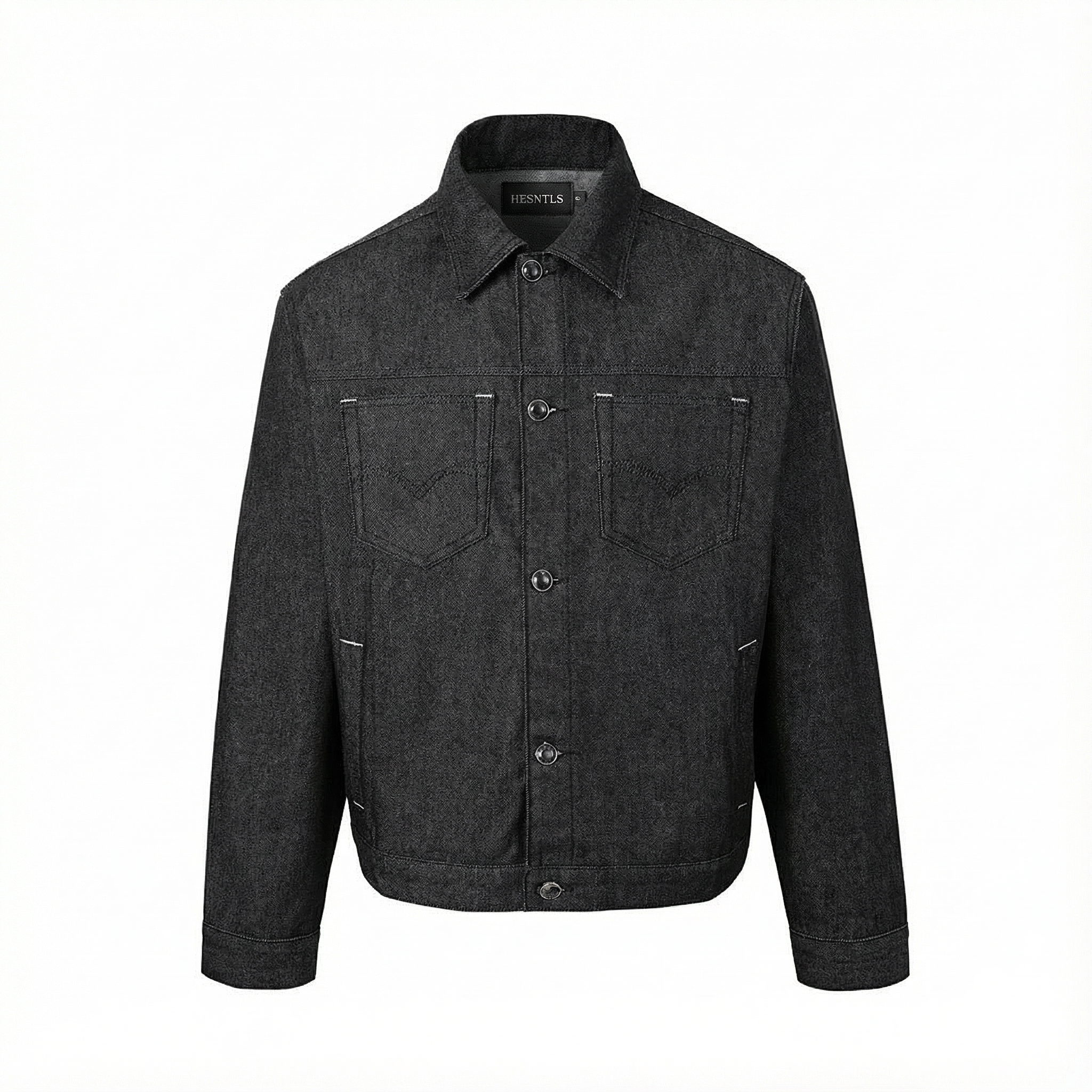 Classic Denim Jacket - Onyx Black